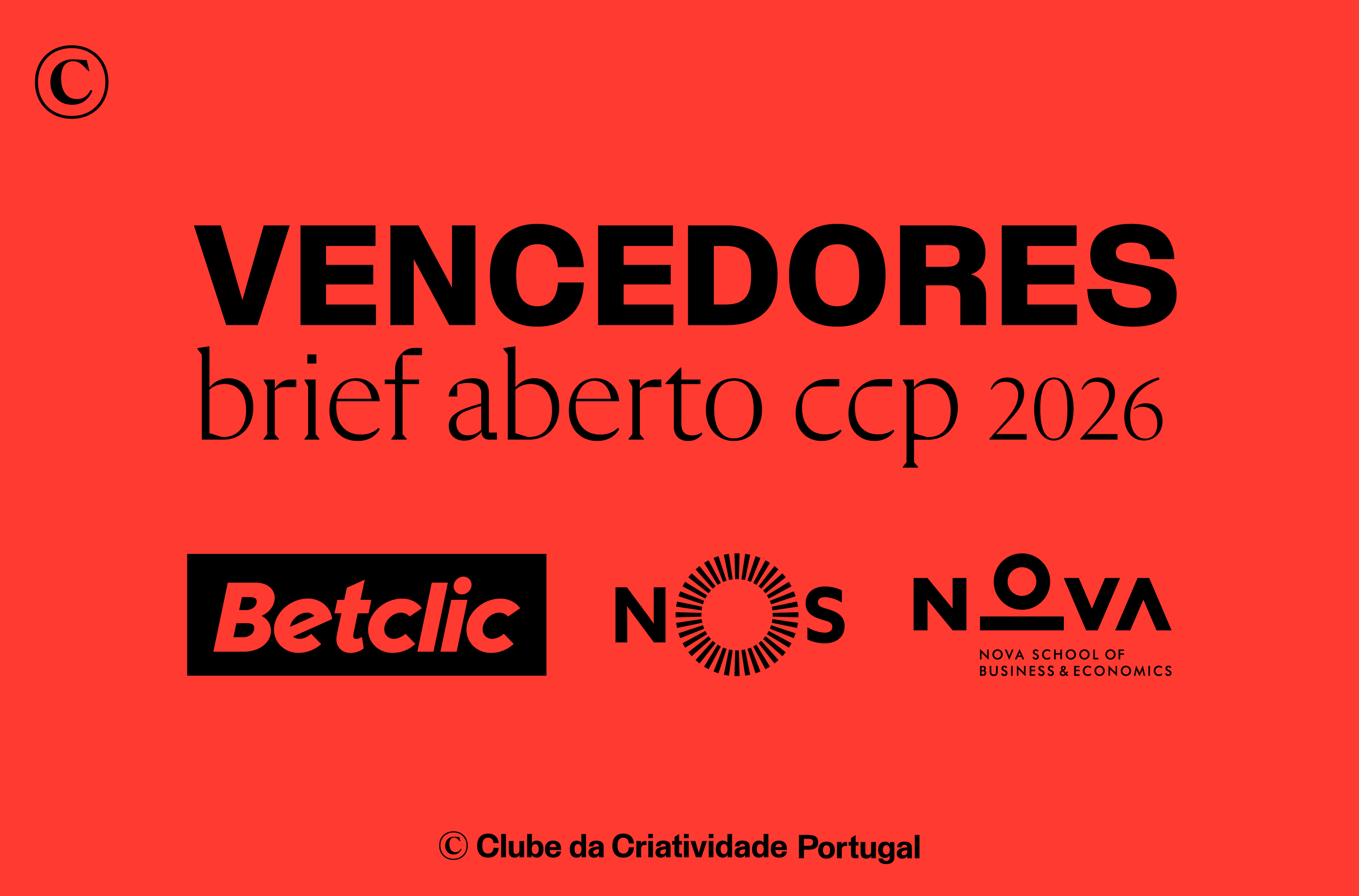 2026 Vencedores dos Briefs Abertos CCP 2026