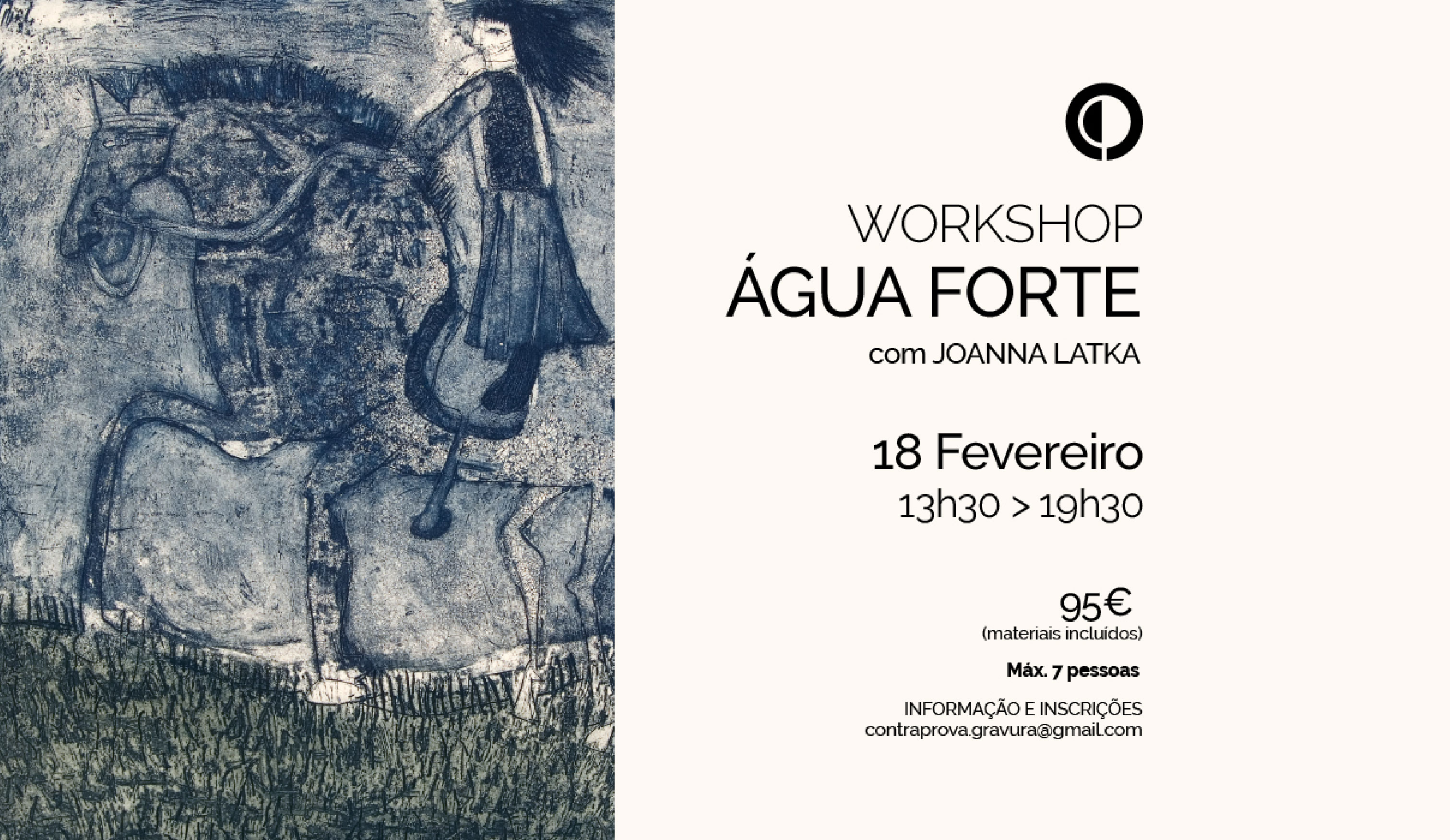 Workshop de Gravura em metal na técnica de água forte