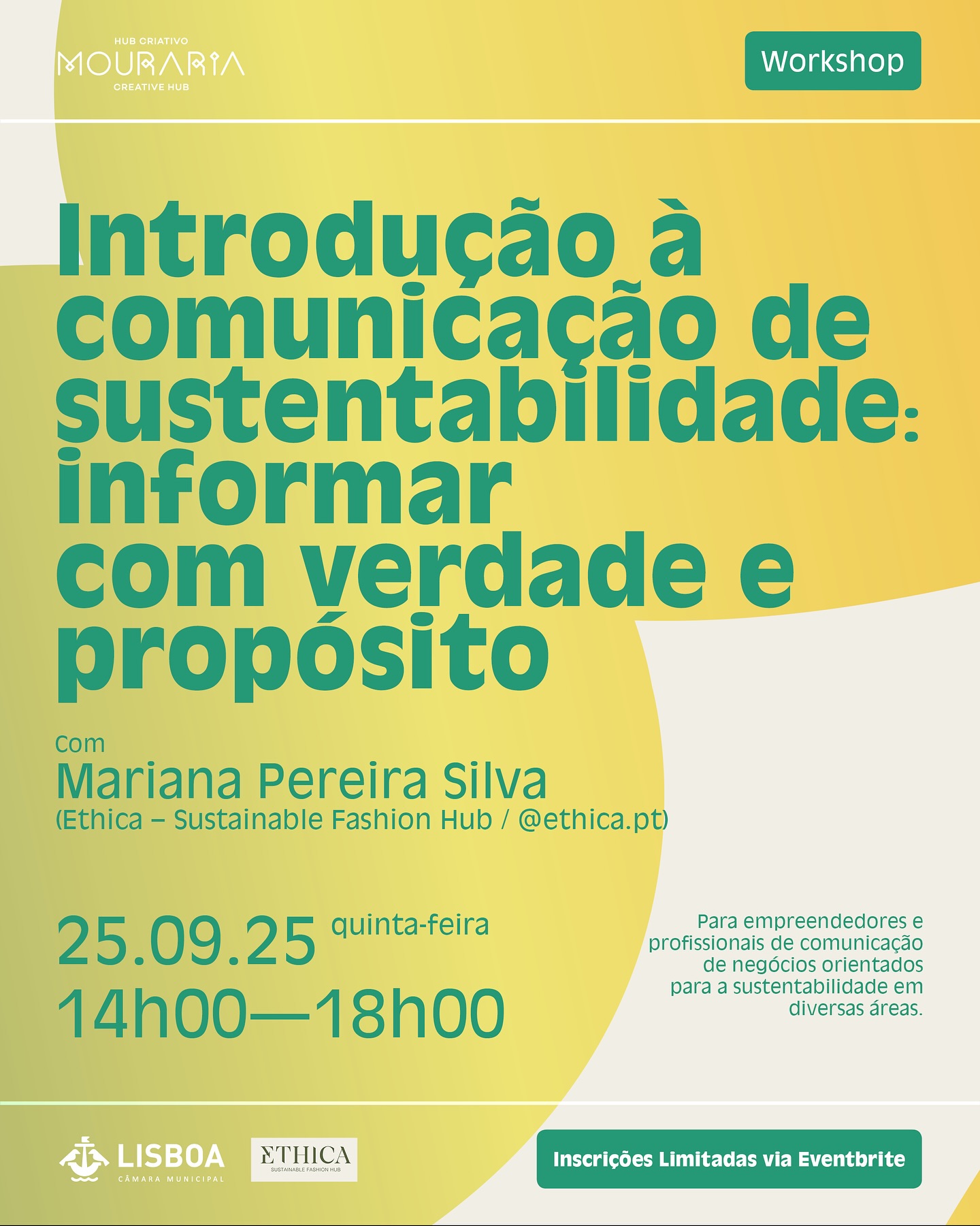 Workshop | Introdução à Comunicação de Sustentabilidade