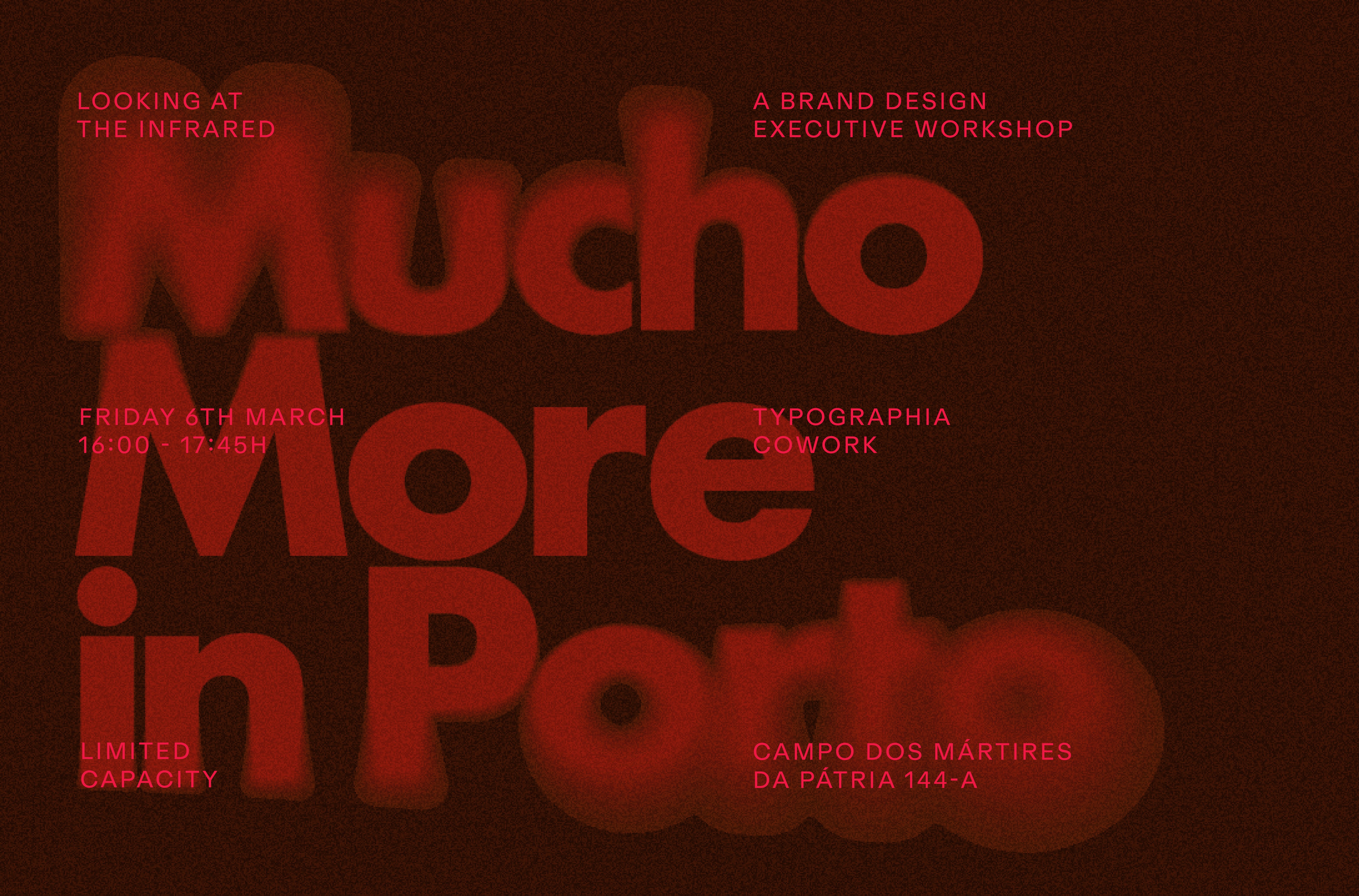 2026 A Mucho / More vai dar o workshop exclusivo "Looking at the Infrared" no Porto