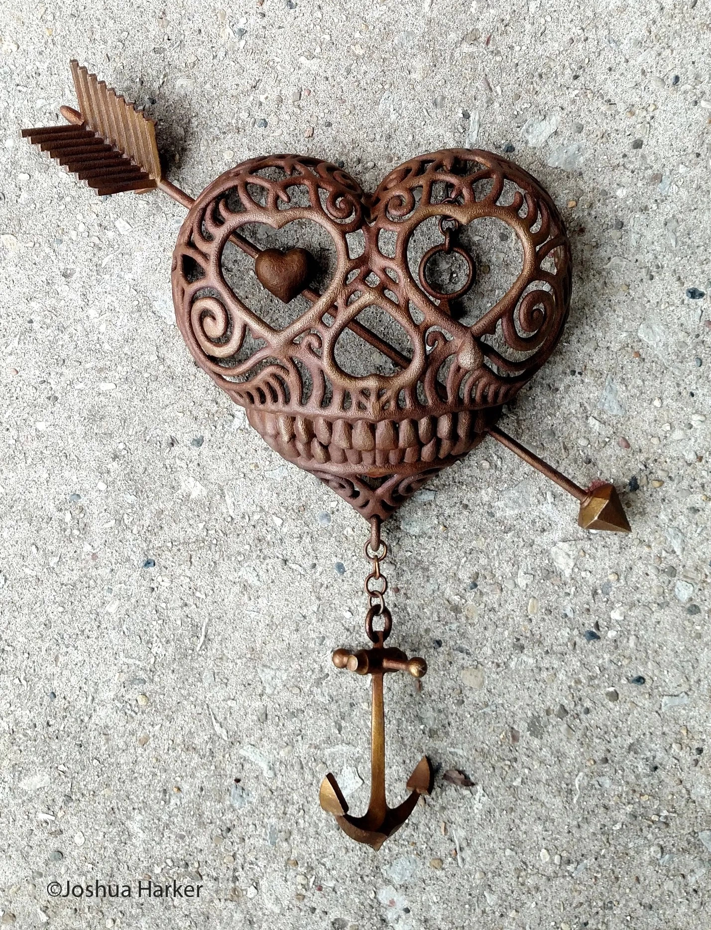 Til Death Do Us Part Heart Pendant