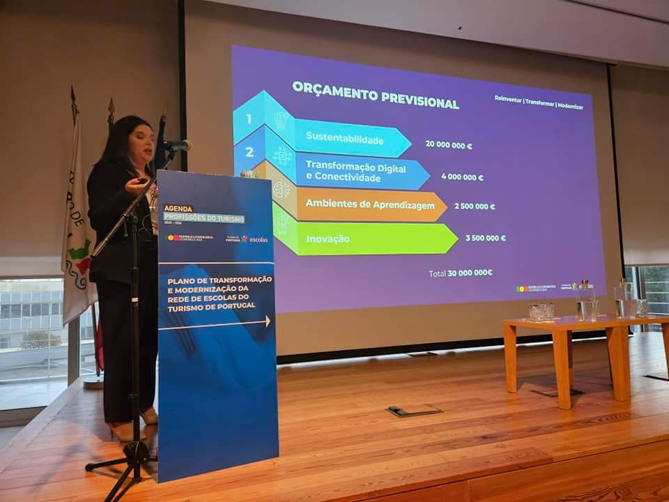 30 milhões de euros para a Transformação e Modernização da Rede de Escolas do Turismo de Portugal