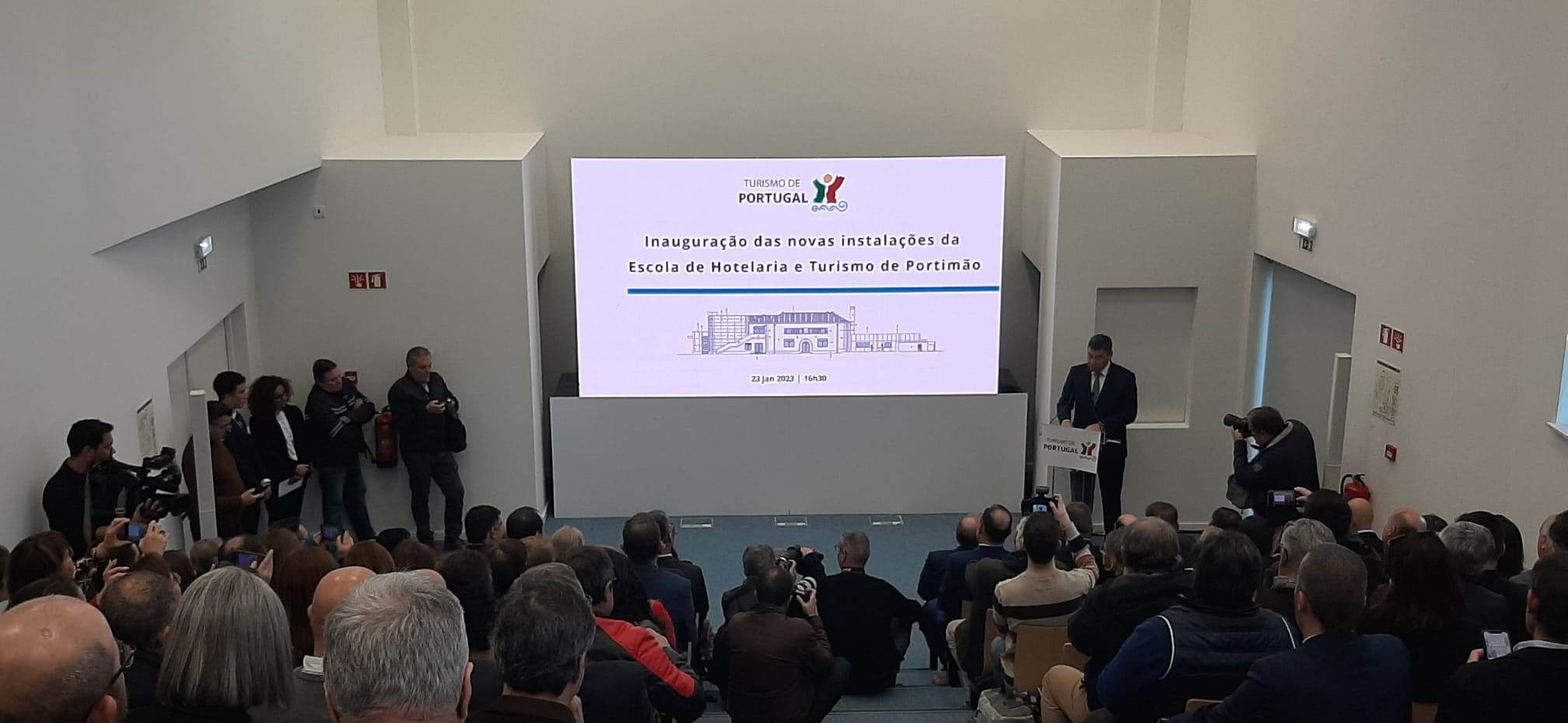 Inauguração da nova Escola de Hotelaria e Turismo de Portimão