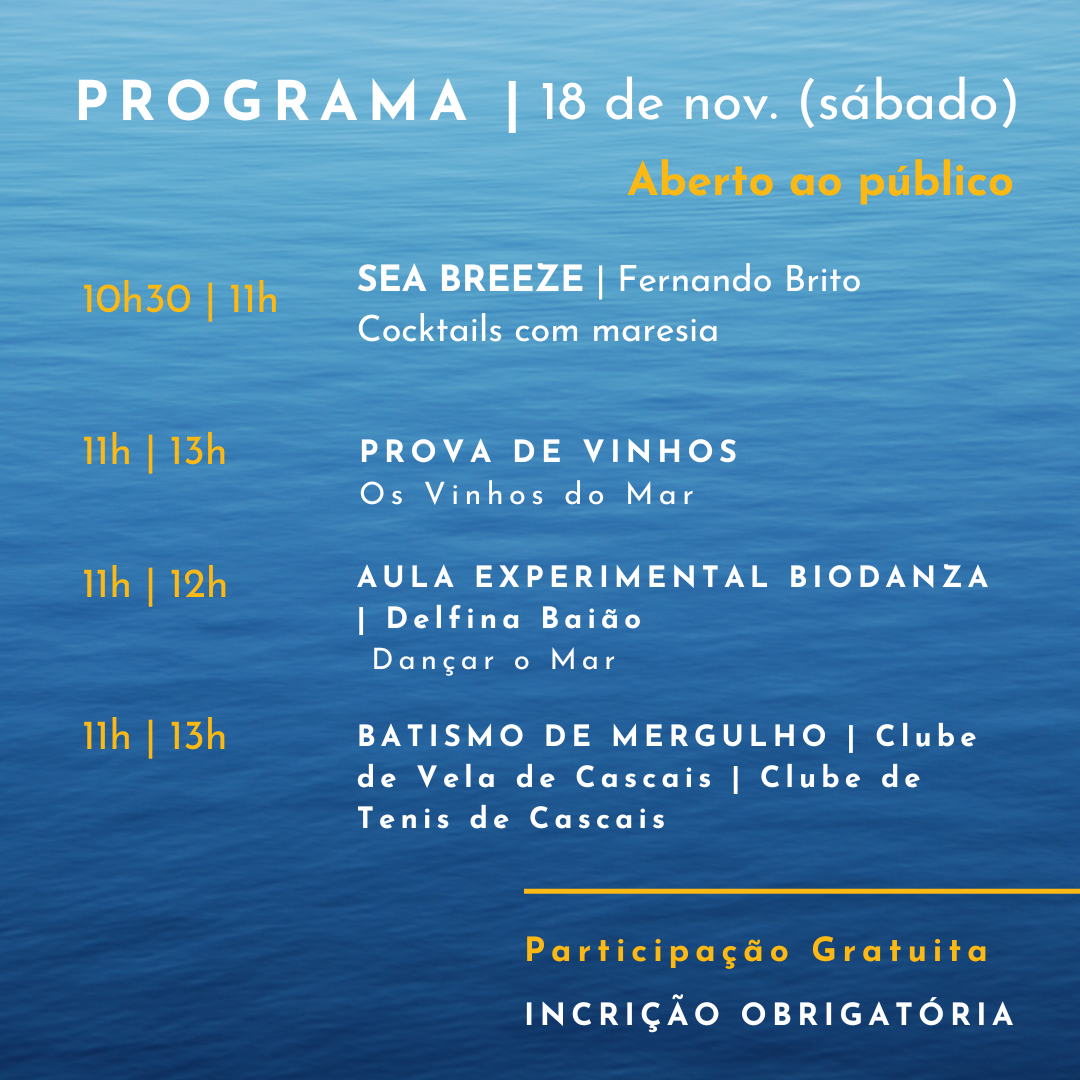 3as Jornadas do Mar na EHT do Estoril. Participe!