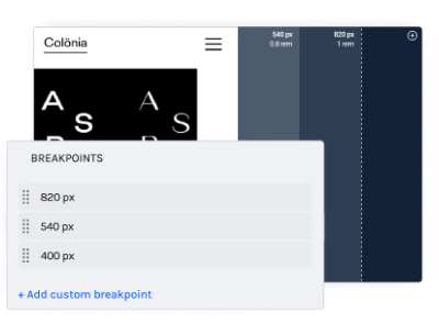 hp - Custom Breakpoints