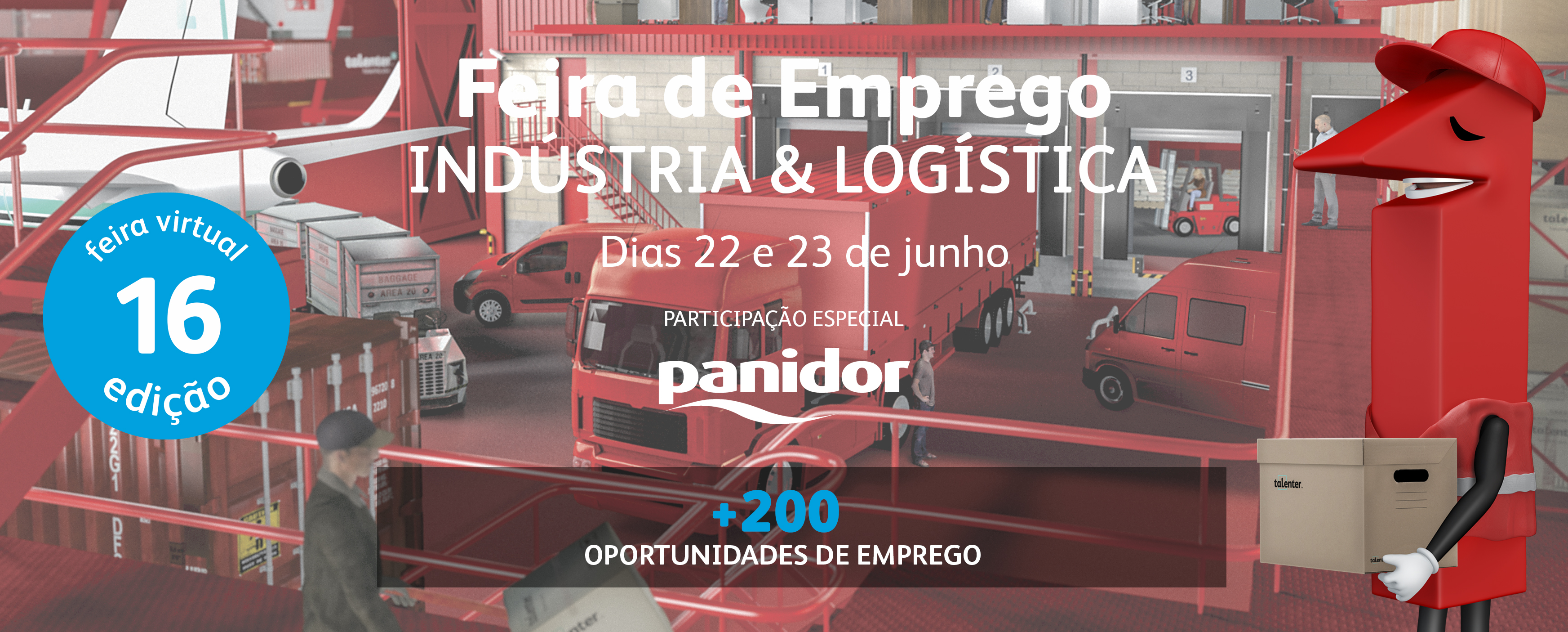 16ª Feira de Emprego Virtual ∙ Indústria &amp; Logística da Talenter™