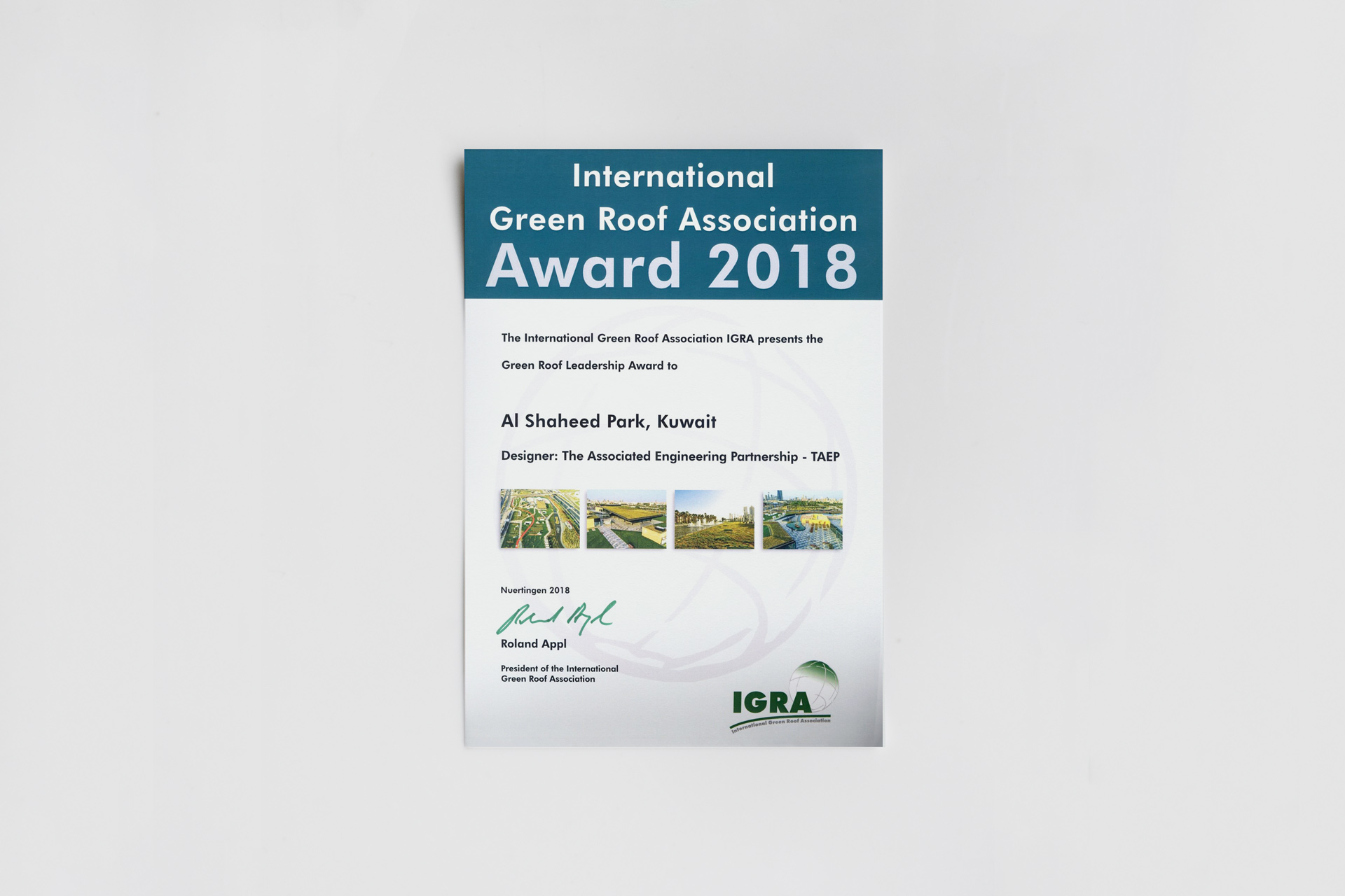 JOURNAL_2018 5th INTERNATIONAL GREEN ROOF CONGRESS