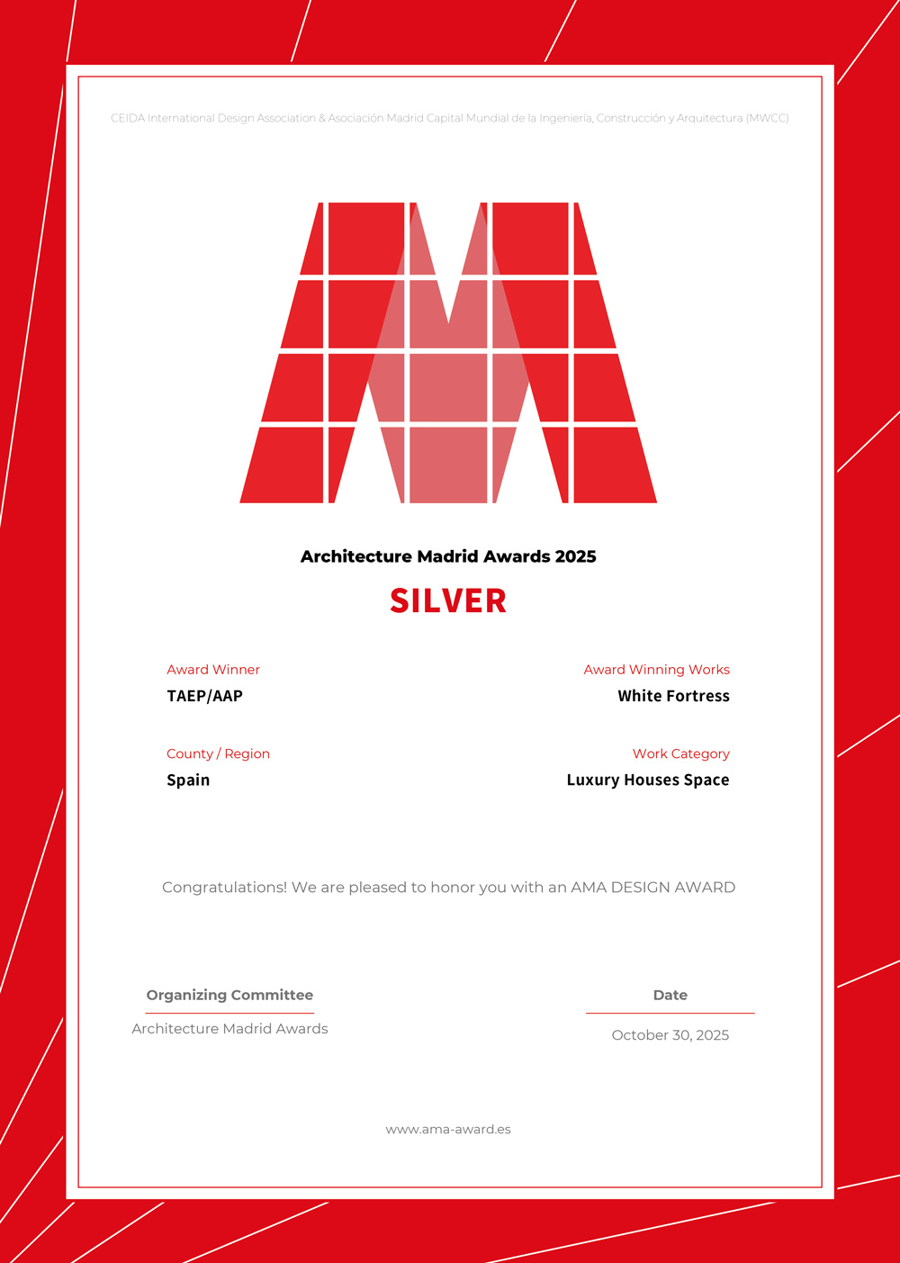 JOURNAL_20251118 AMA WHITE FORTRESS