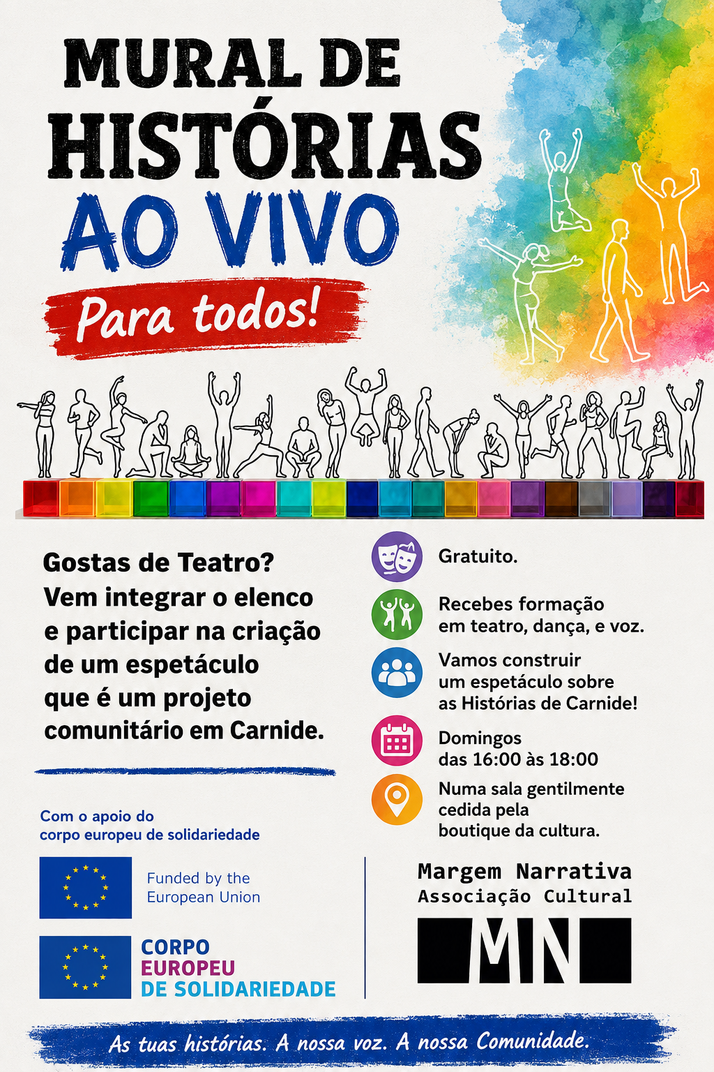 Imagem de Teatro Para Todos - Mural de Histórias ao Vivo