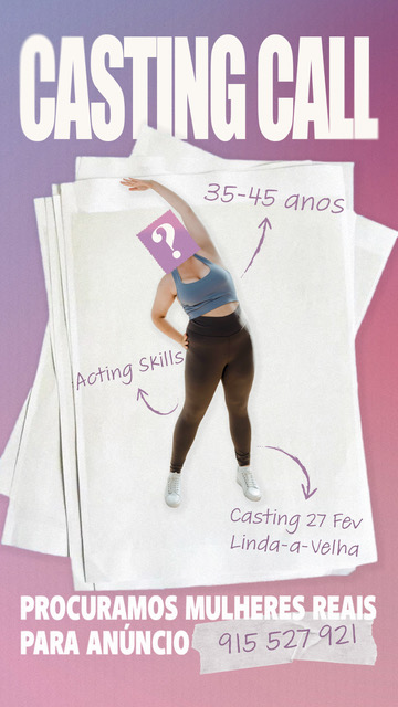 CASTING- Mulher curvilínea 35-45 anos 