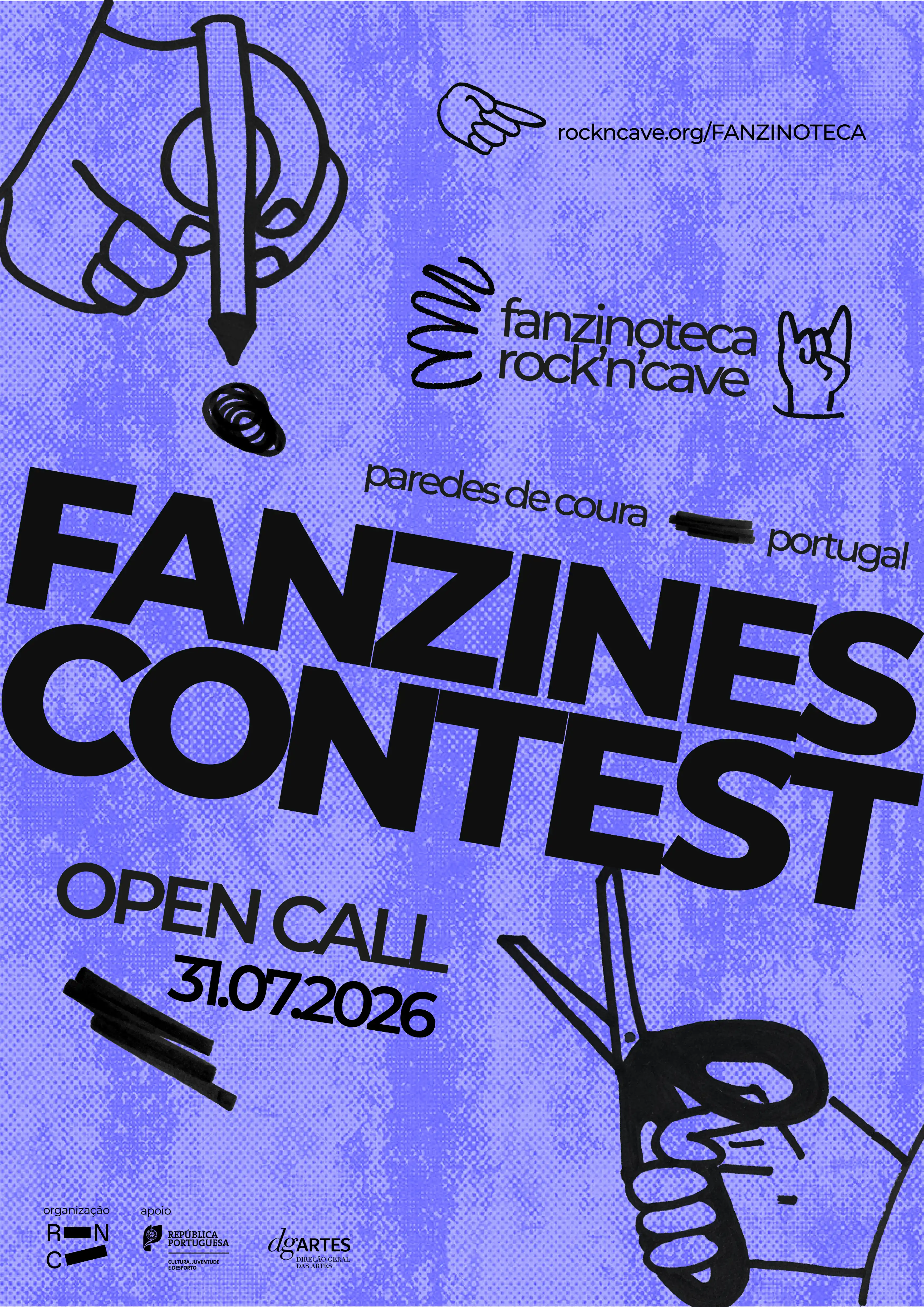 Open Call para Fanzines até 31 de julho – Concurso e Exposição Rock’n’Cave 2026