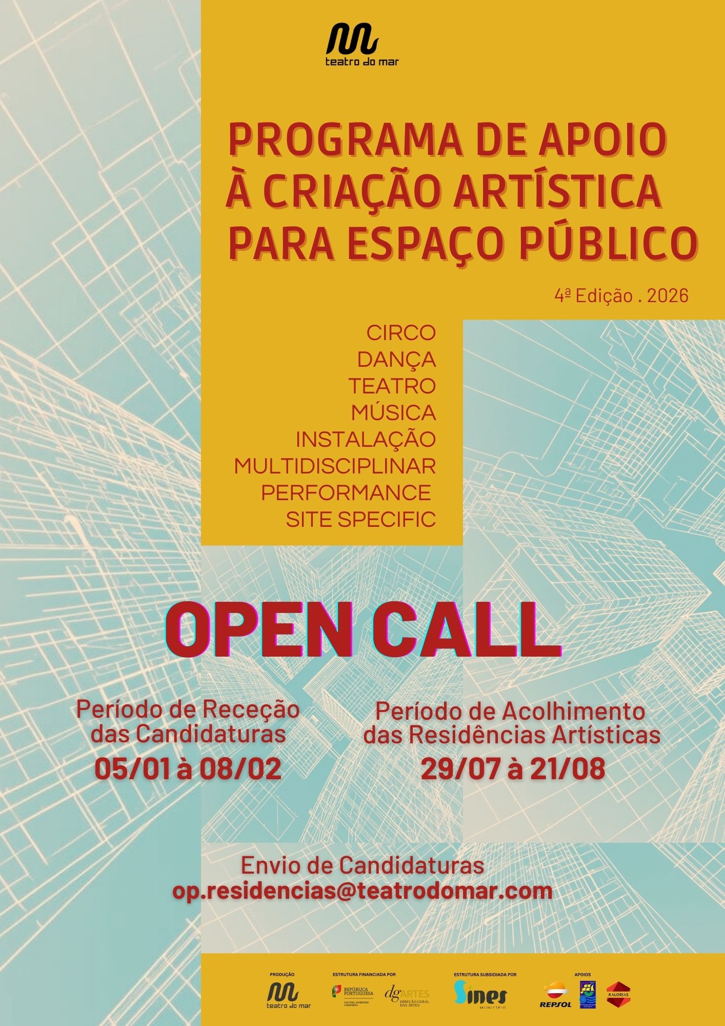 Classificado - OPEN CALL - Programa de Apoio à Criação Artística para ...