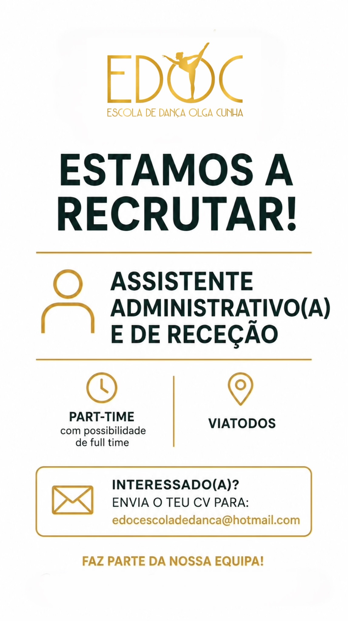 Imagem de Assistente Administrativo(a) e de Receção