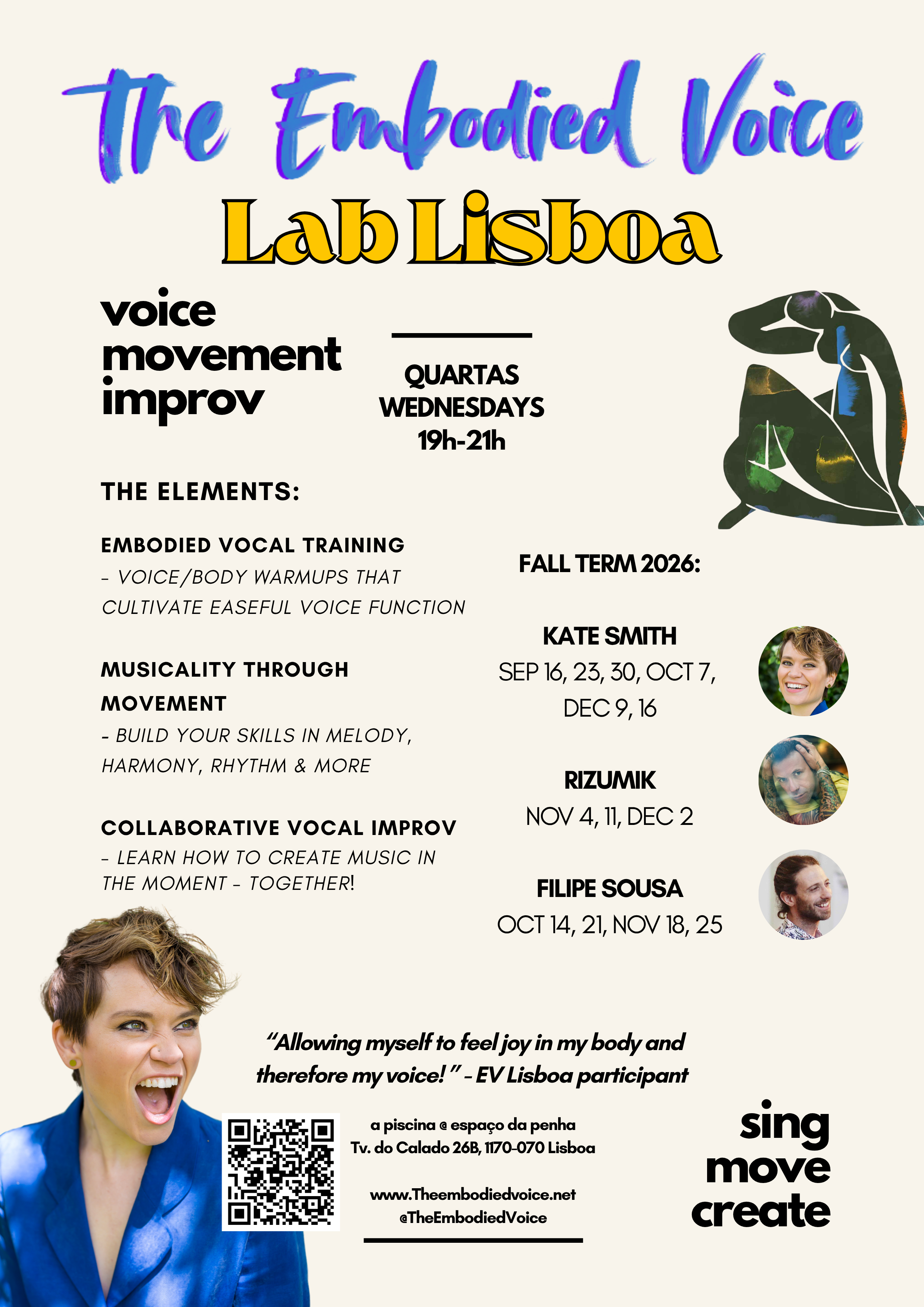 The Embodied Voice – Lab Lisboa, Fall Term 2026 