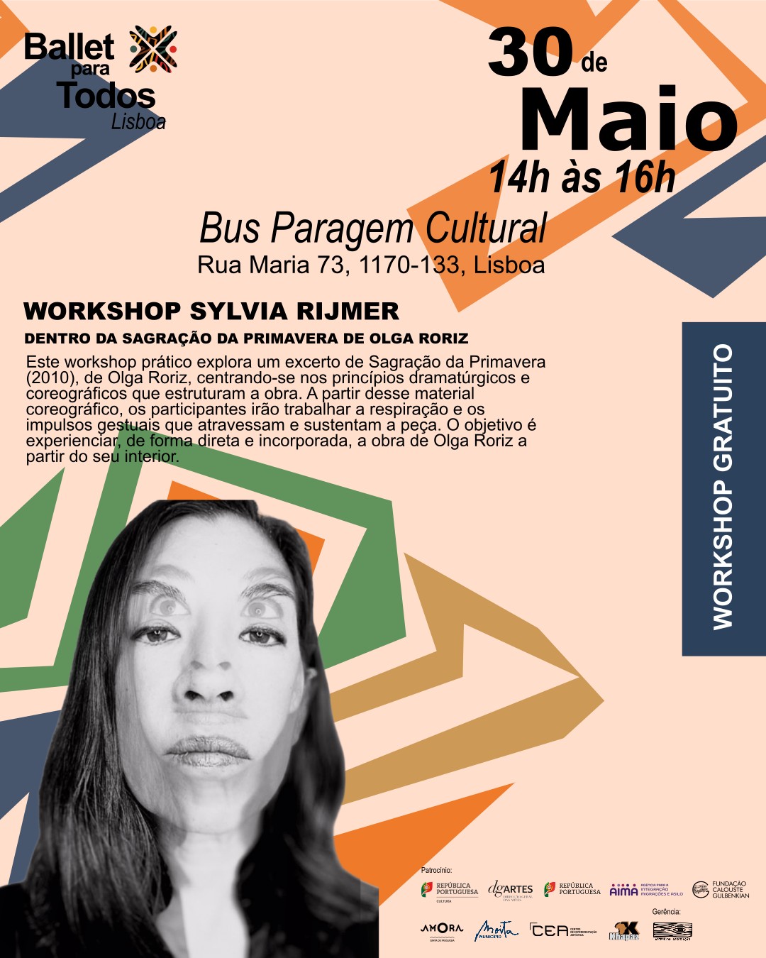 WORKSHOP GRATUITO | Dentro de Sagração da Primavera de Olga Roriz