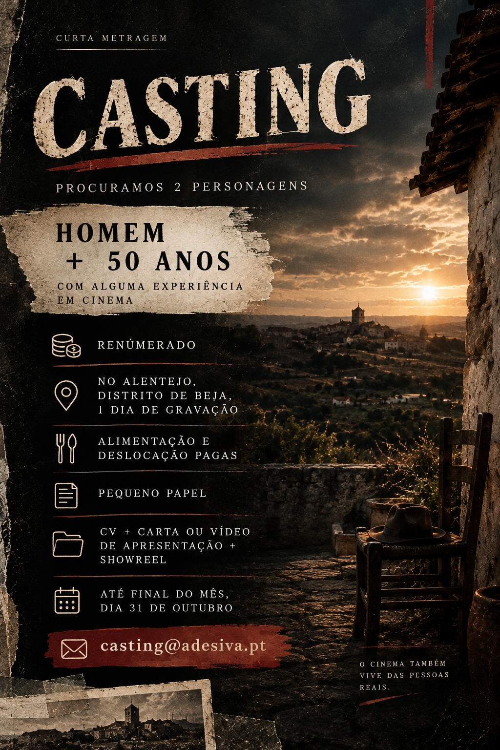Imagem de Casting para curta-metragem