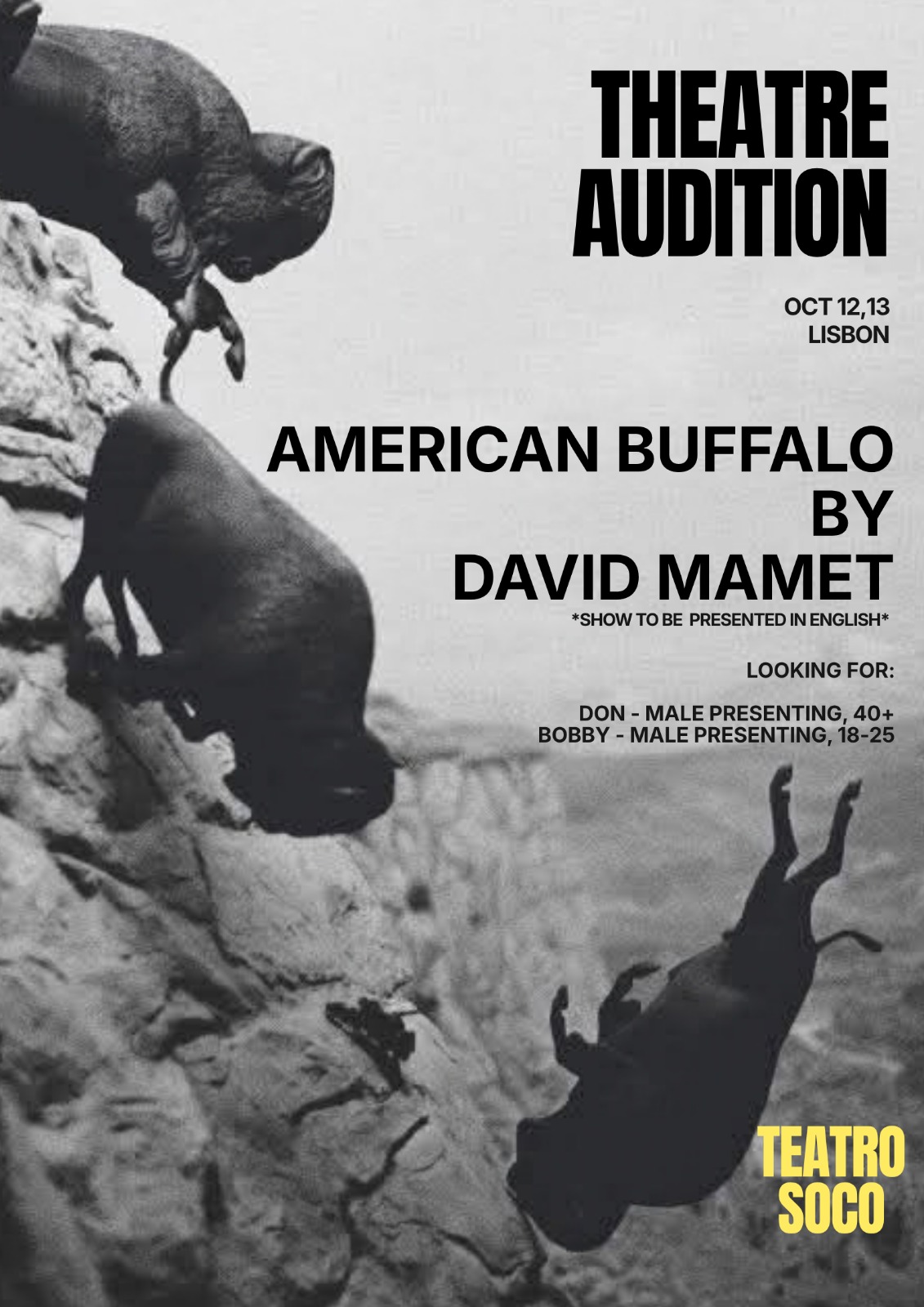 Casting call - AMERICAN BUFFALO