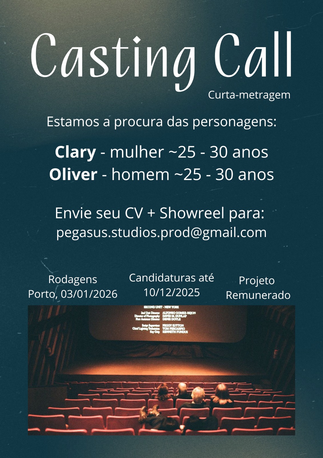 Classificado - Casting Call