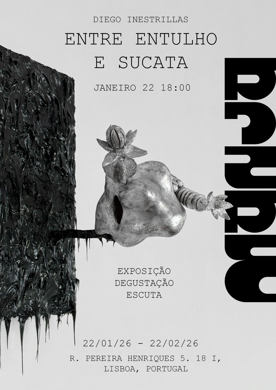 Exposição: Entre Entulho e Sucata de Diego Inestrillas