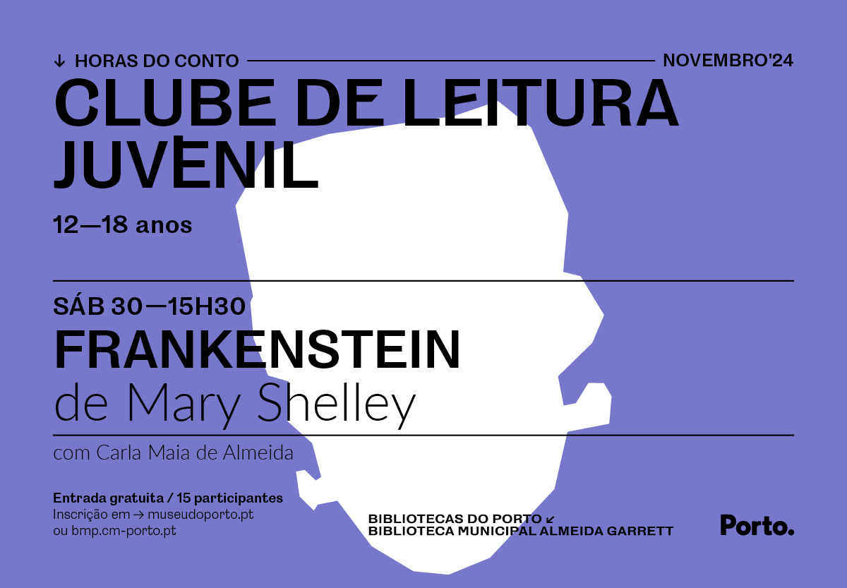 CLUBE DE LEITURA JUVENIL — «FRANKENSTEIN», DE MARY SHELLEY