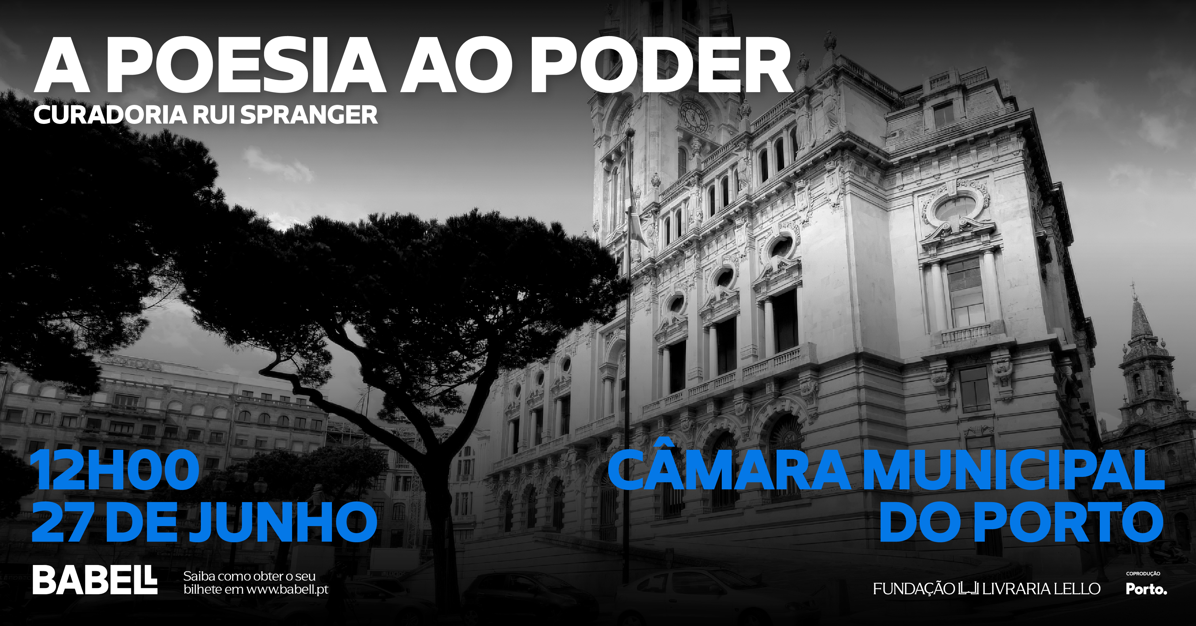 “A POESIA AO PODER” – POETAS PORTUENSES LEEM A PARTIR DA VARANDA DOS PAÇOS DO CONCELHO