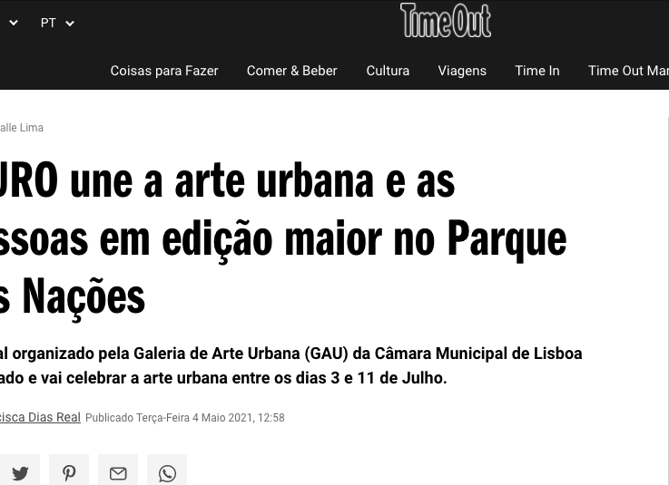 MURO une a arte urbana e as pessoas em edição maior no Parque das Nações