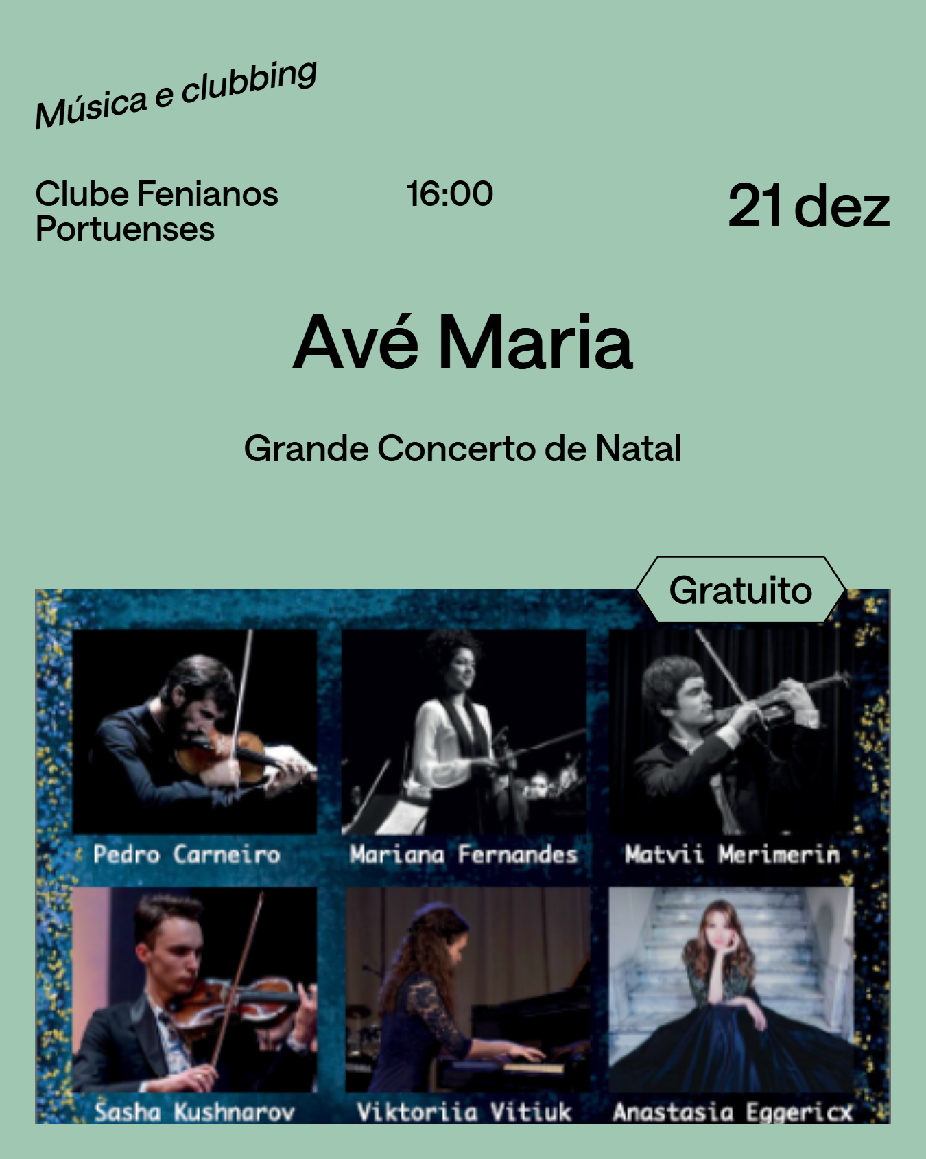 Concertos de Natal no Porto