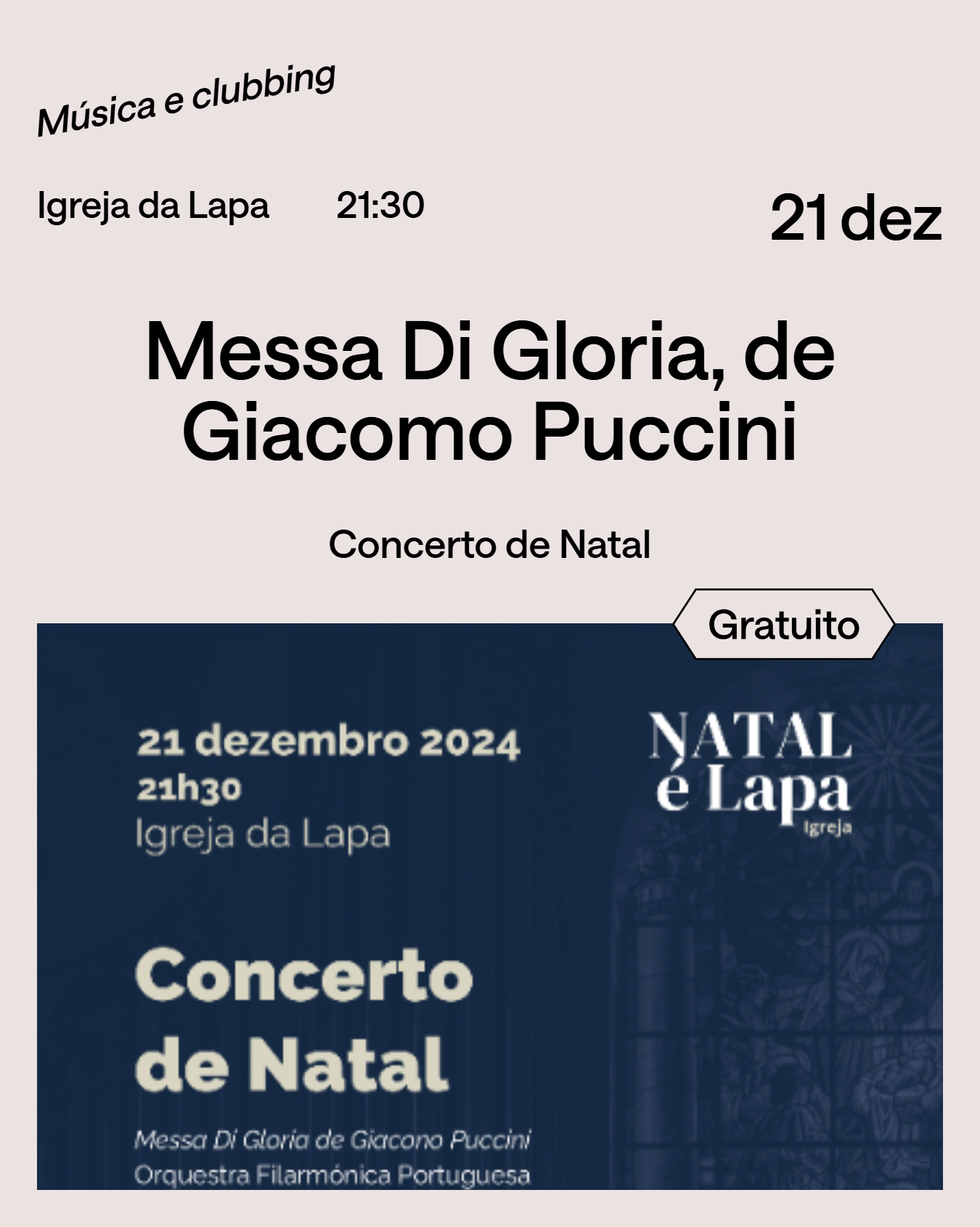 Concertos de Natal no Porto