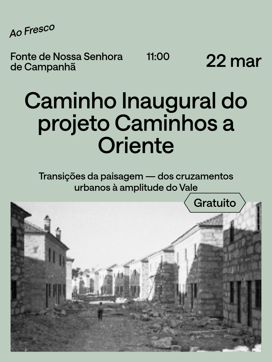 Caminhos a Oriente: Um mapa desenhado com passos