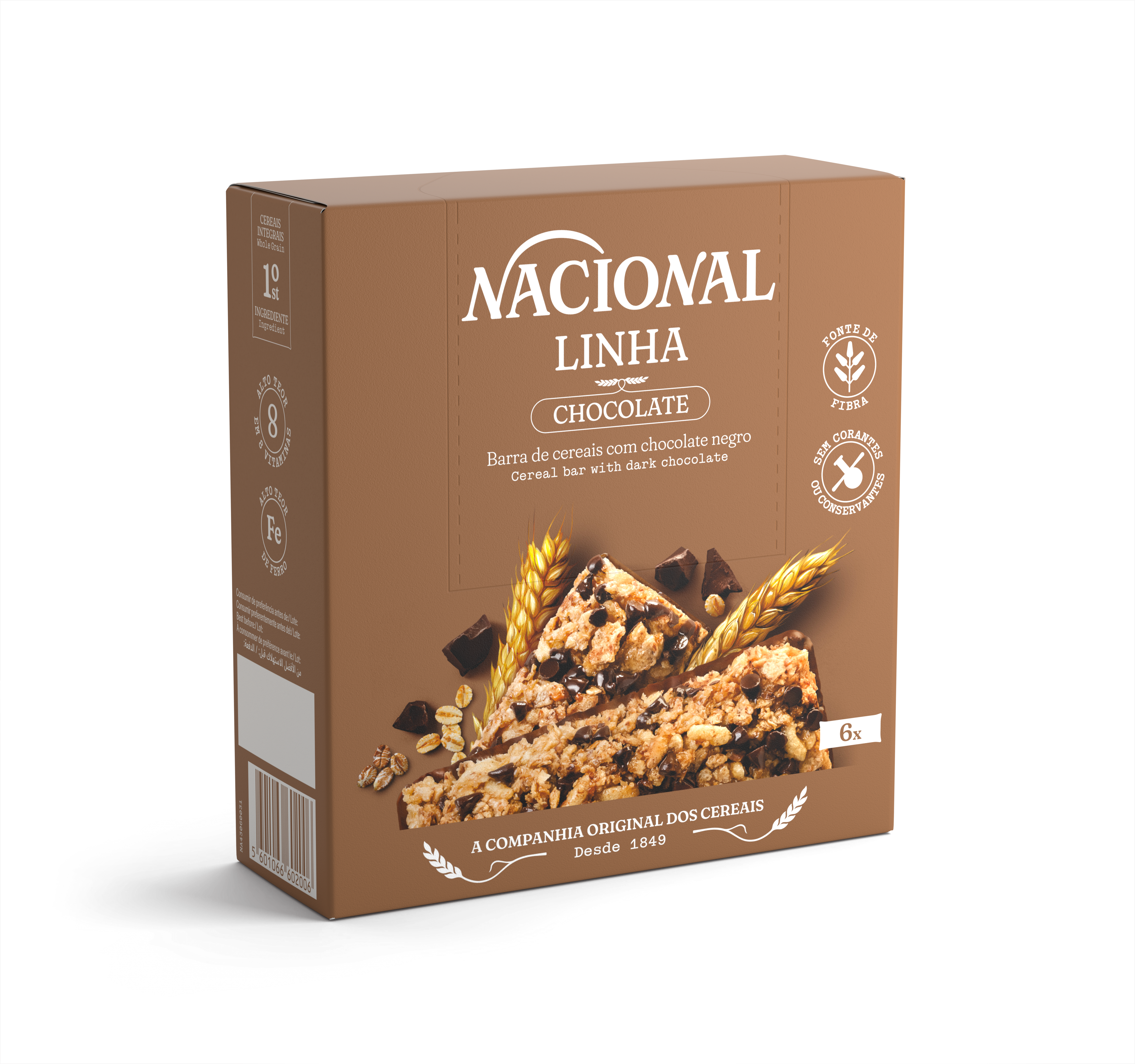 Barras de cereais + Linha Chocolate Negro 
