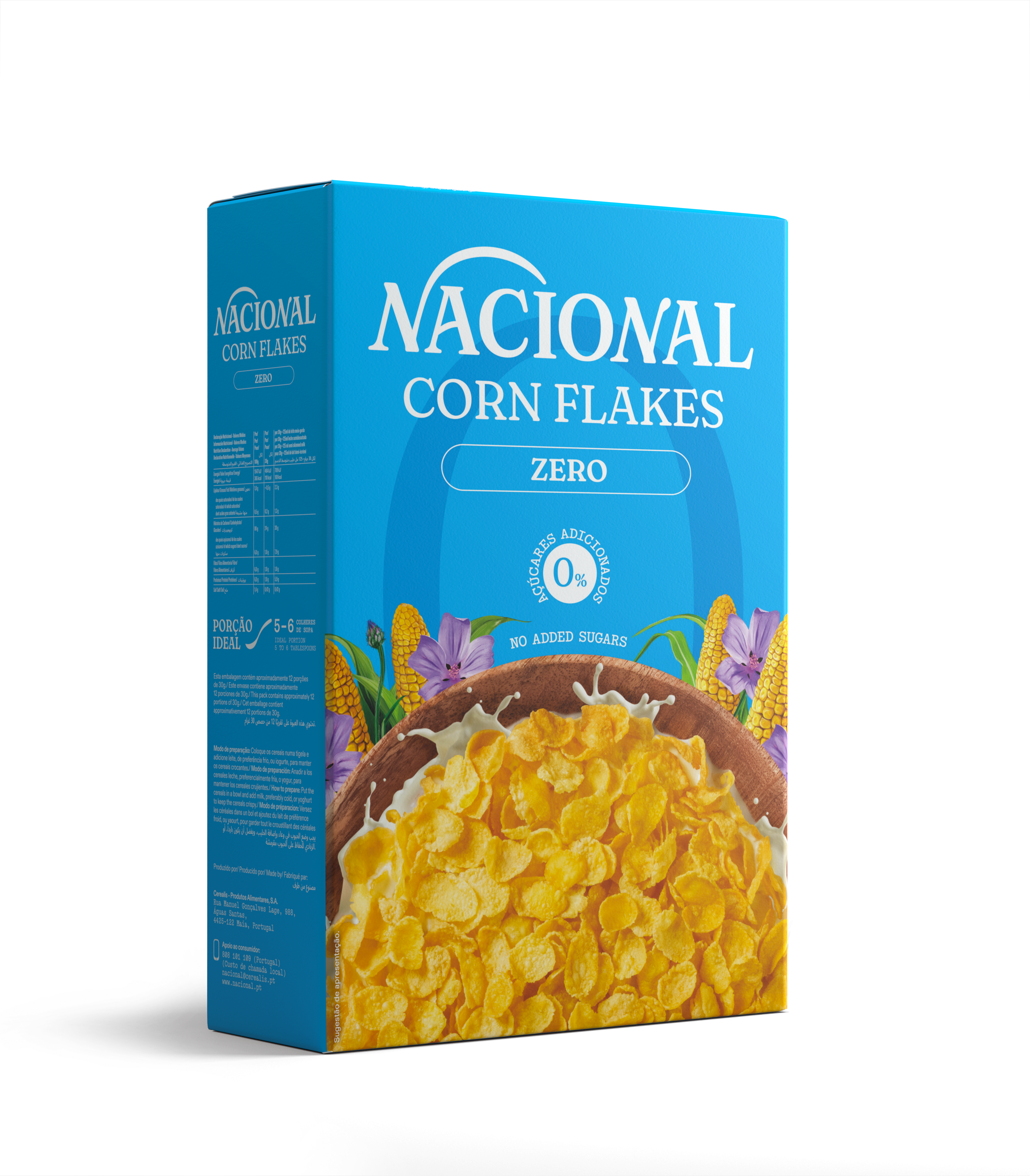 Corn Flakes sem açúcar 