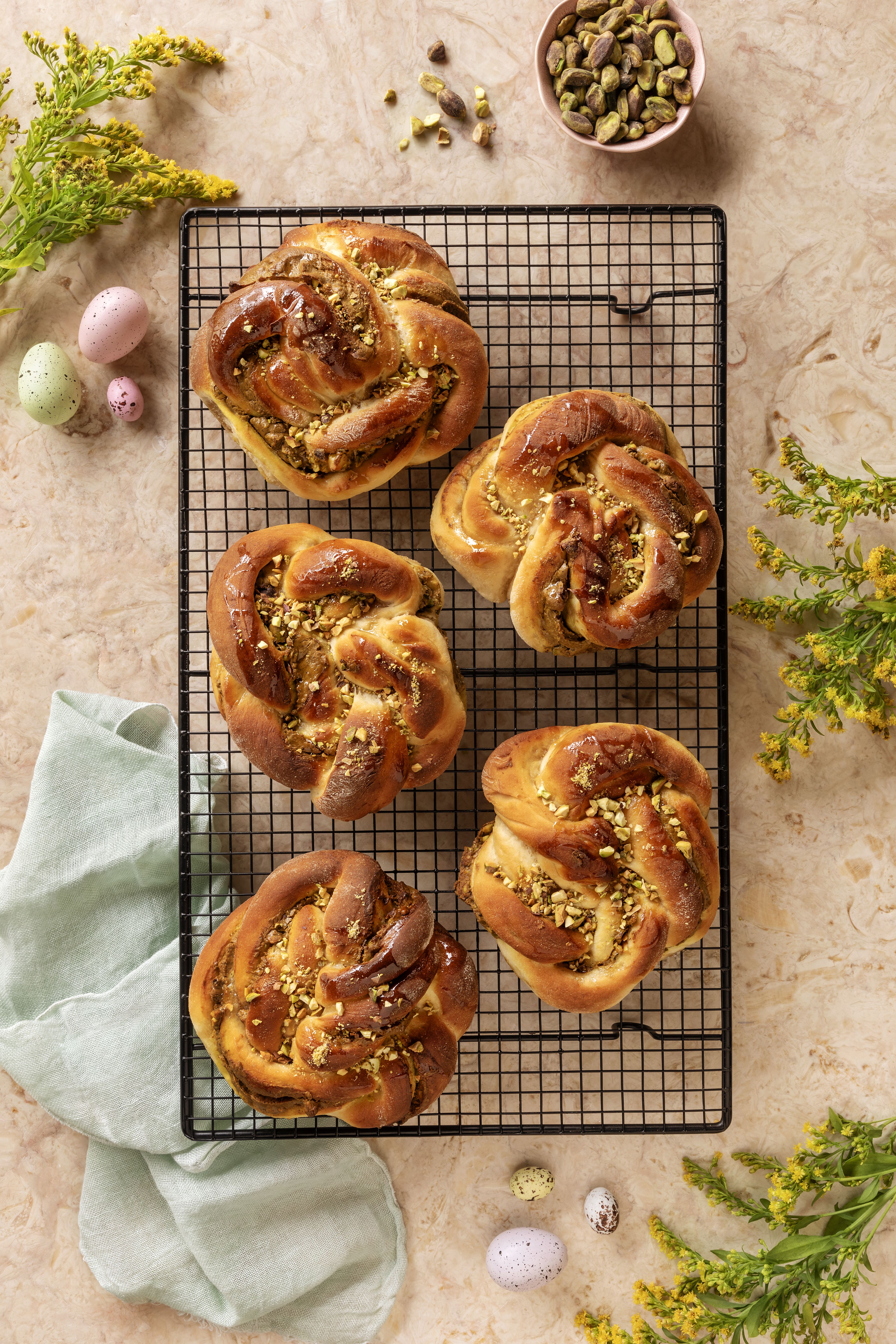 Brioches de Pistácios