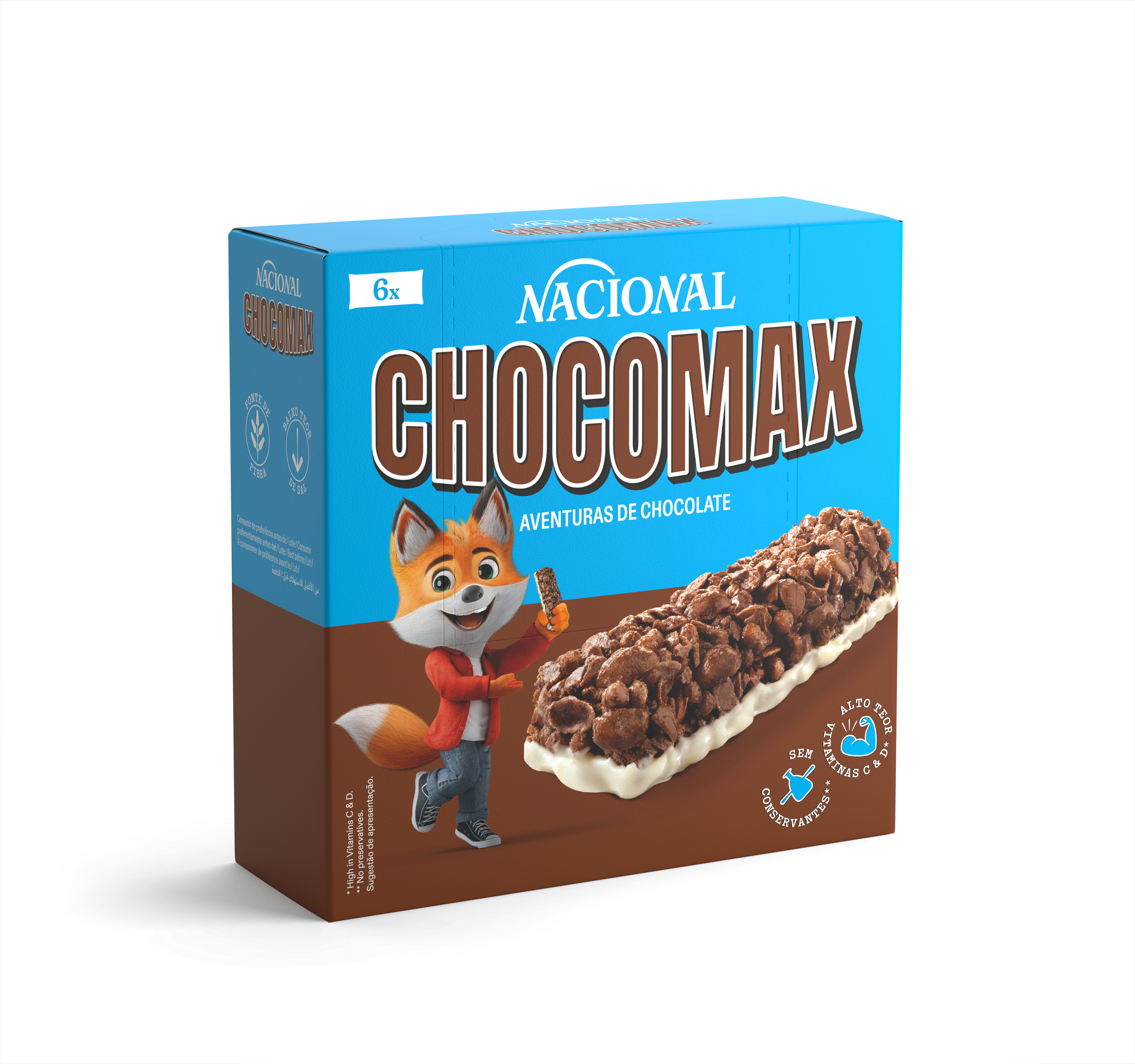 Barras de cereais Chocomax 
