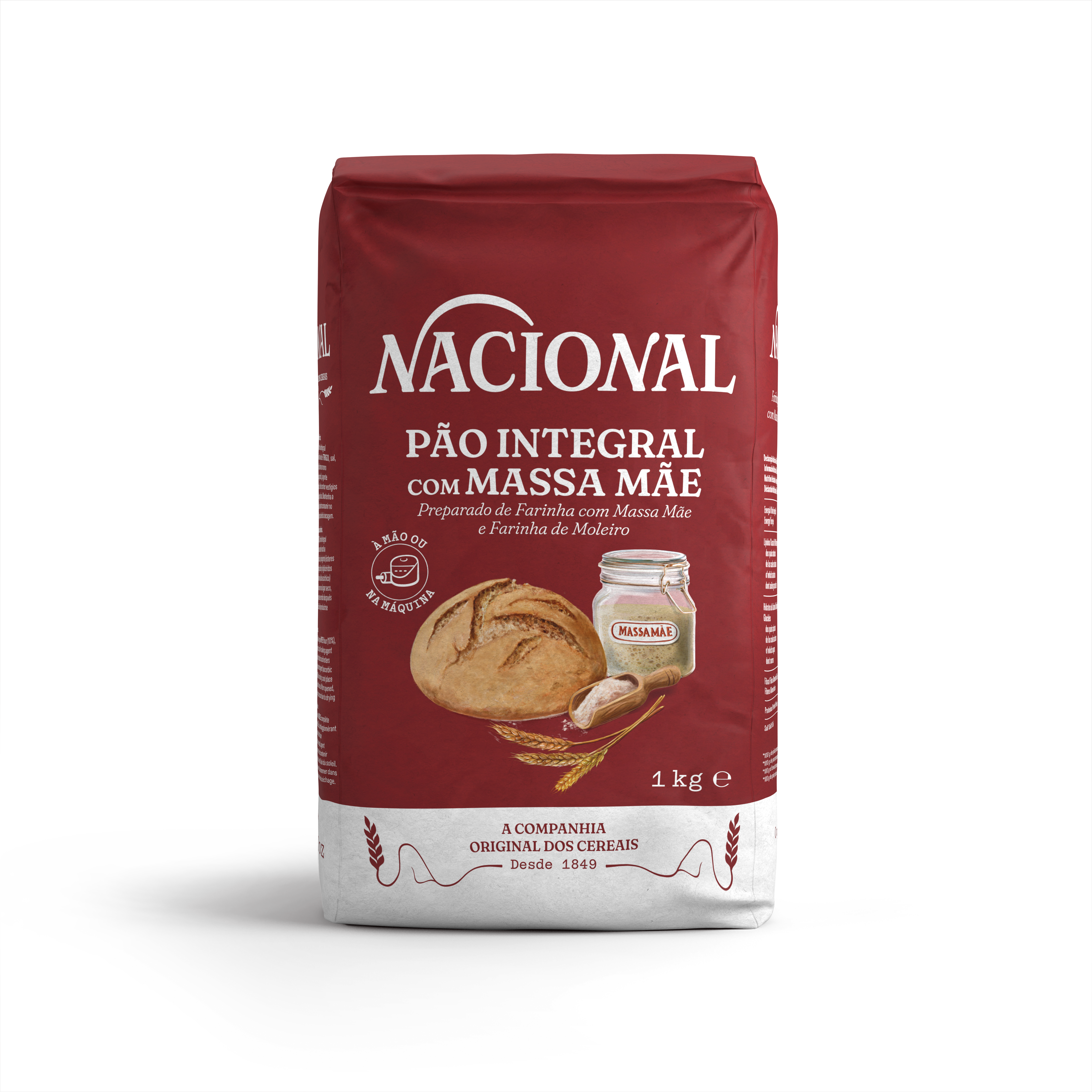 Farinha para Pão Integral com Massa Mãe