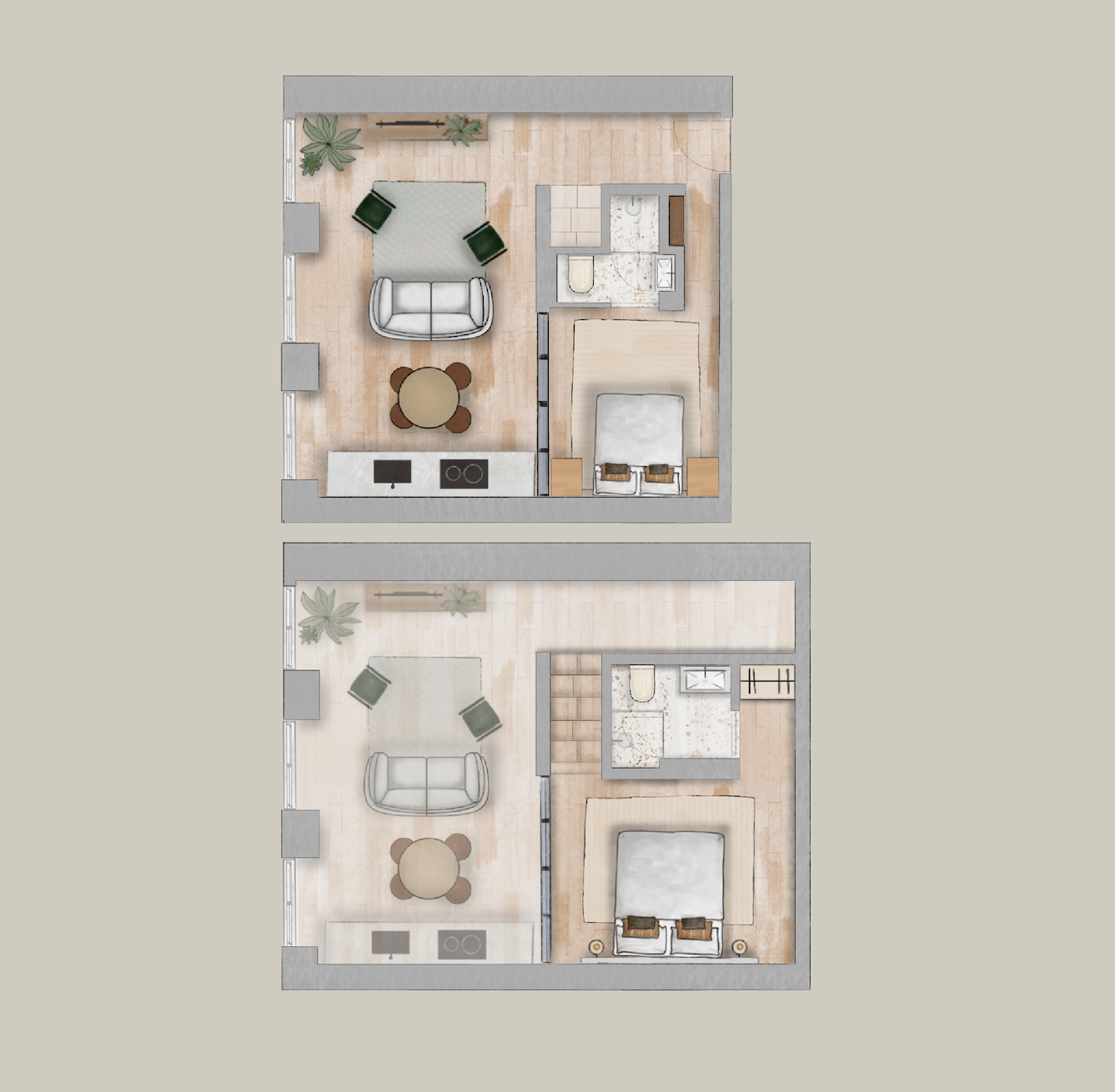 Two Bedroom Apartment with City View (5/9)