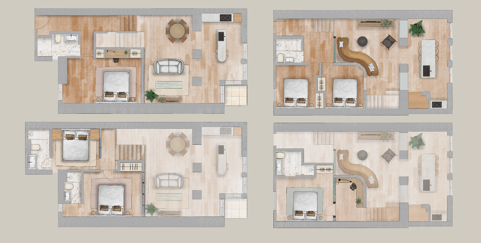 Superior Three Bedroom Apartment with Garden View (6/8)