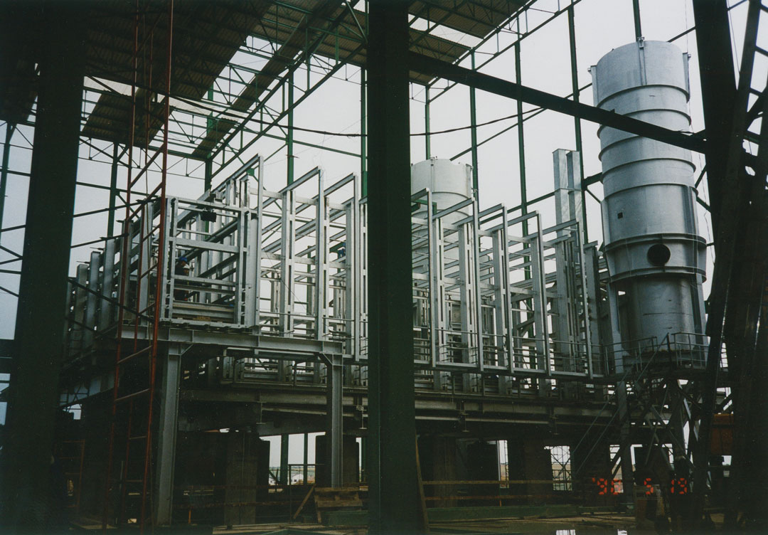 12. The beginning of the Villafranca de los Barros plant