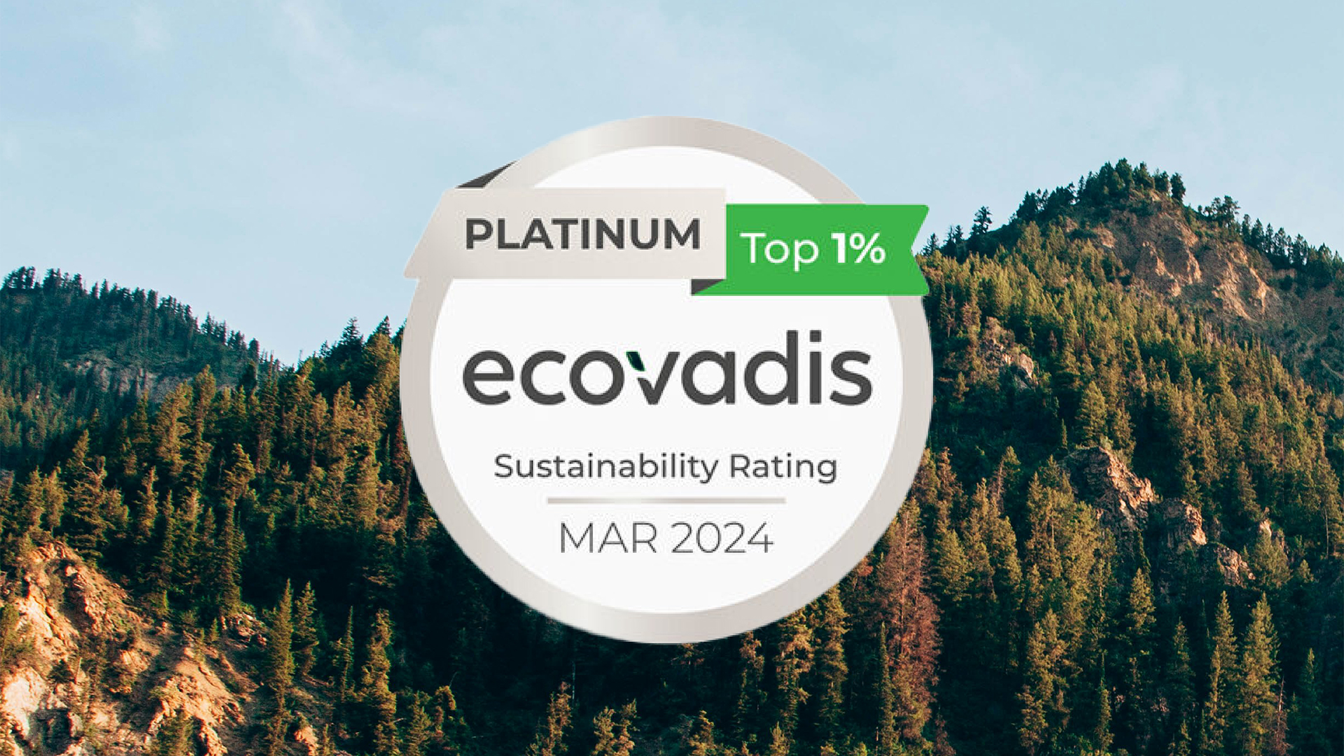 Ecovadis Platinum Medal