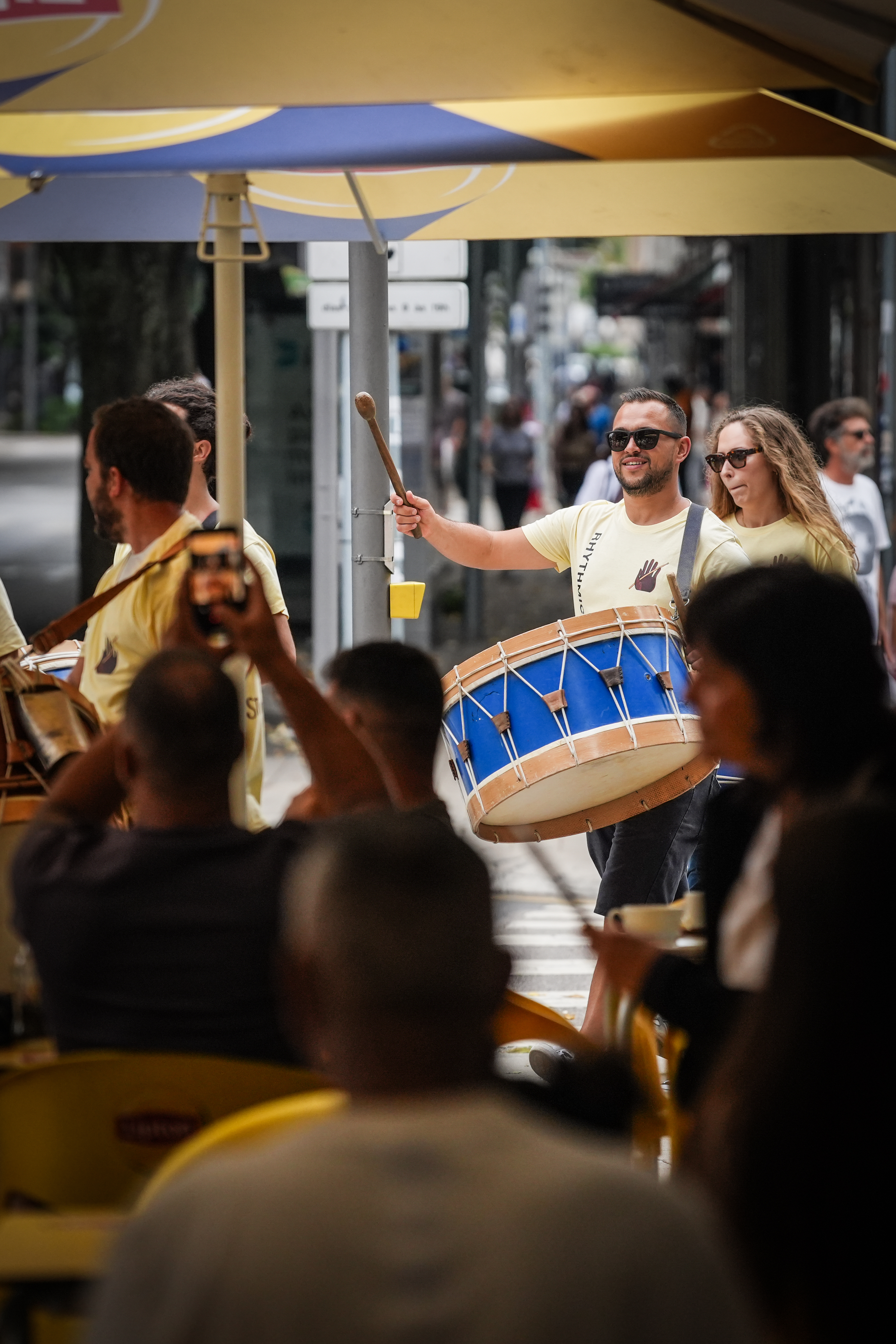 Arruada percussiva na rentrée sonora do Porto