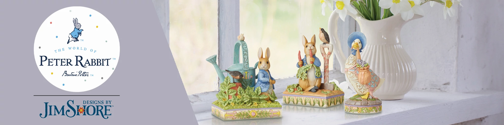 The World of Peter Rabbit Beatrix Potter, Designs By Jim Shore