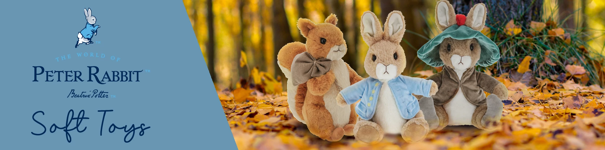 The World of Peter Rabbit Beatrix Potter, Soft Toys