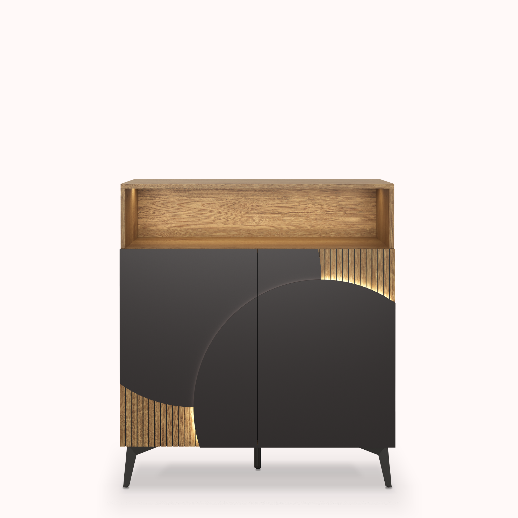 193- ellipse hall cabinet