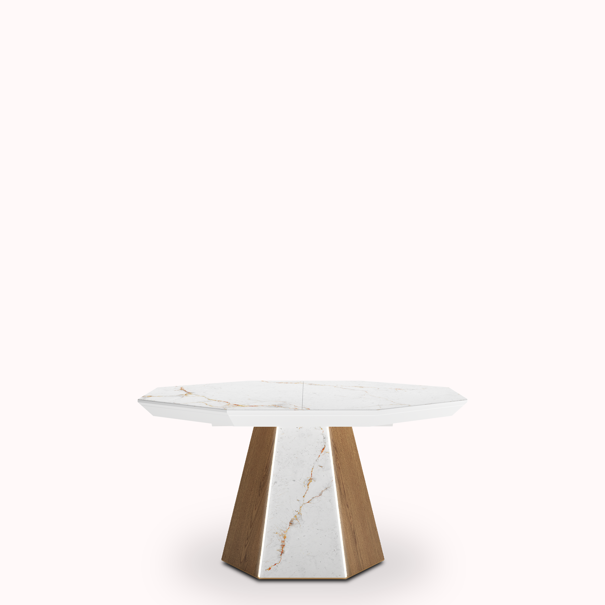 231 - crystal dining table