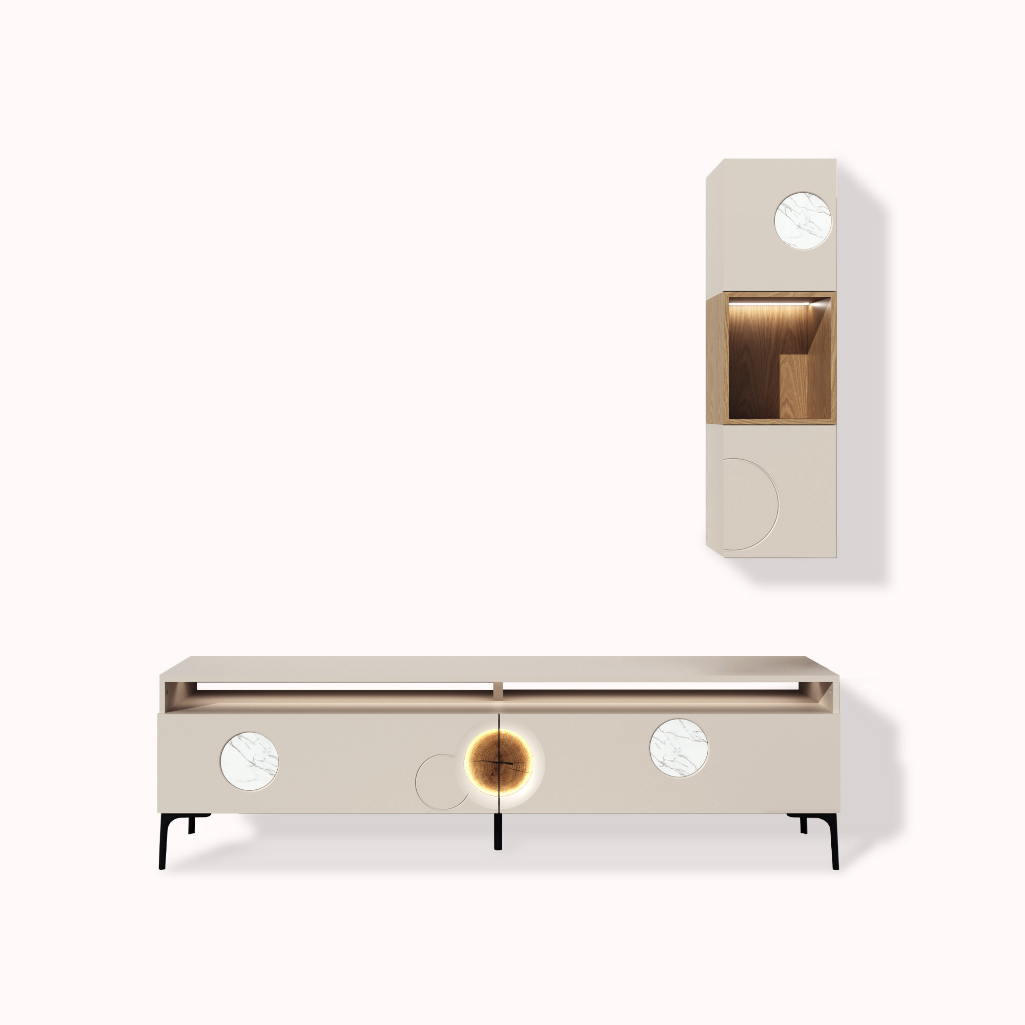 216 - aqua media furniture