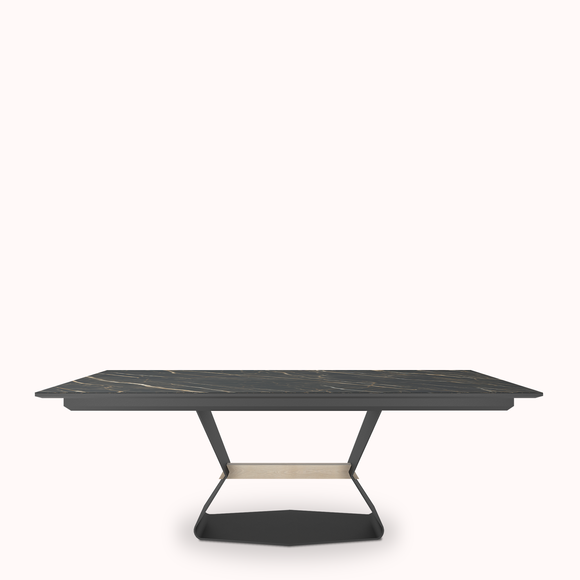 049 - hexagone dining table