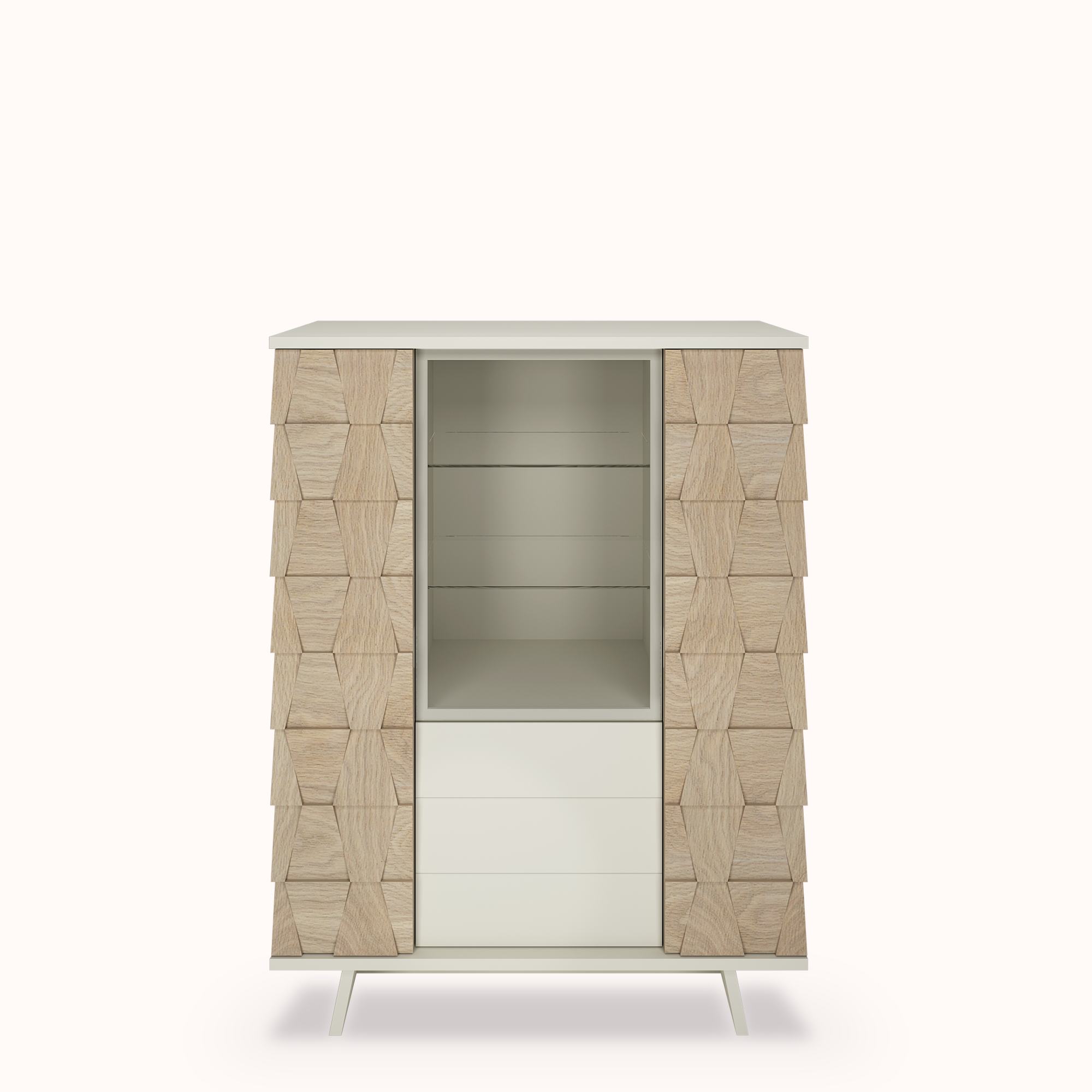 075 - trapeze cabinet