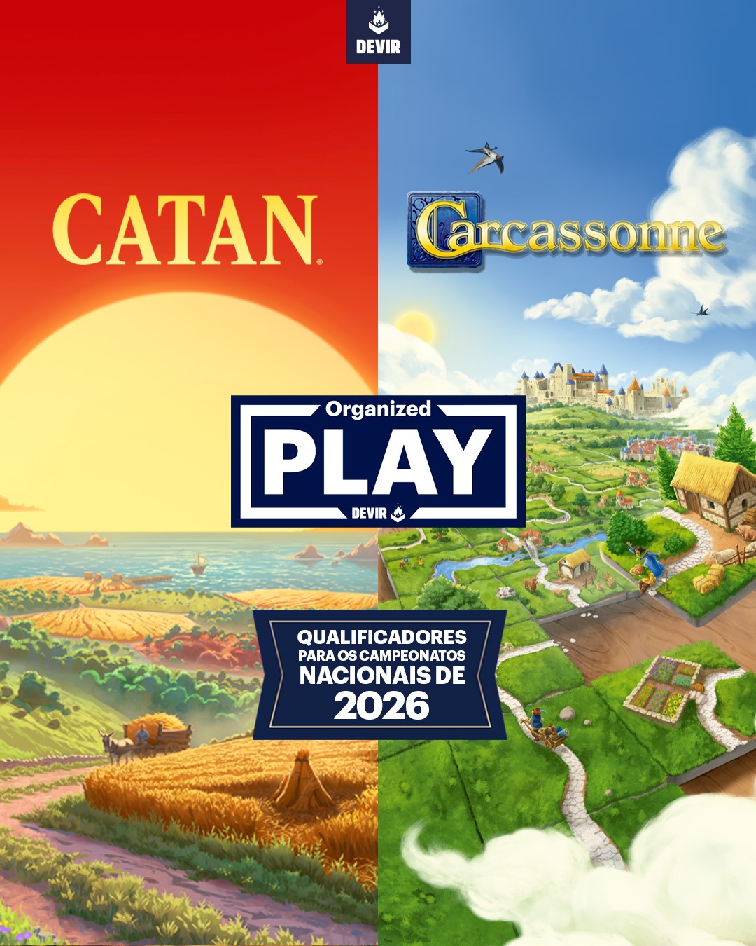 2026-04-11 10:00:00 - ALMADA - Qualificadores Nacionais - Catan &amp; Carcassone 2026