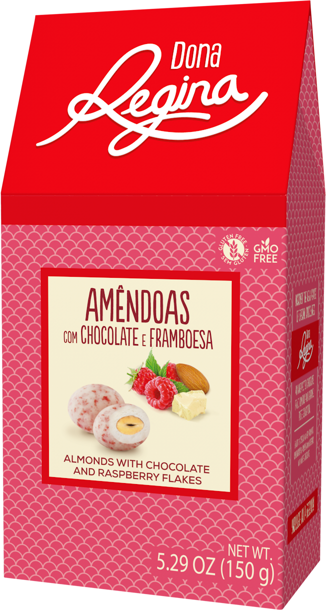 FSEC - 25 - Amêndoas c/ Chocolate Branco e Framboesa