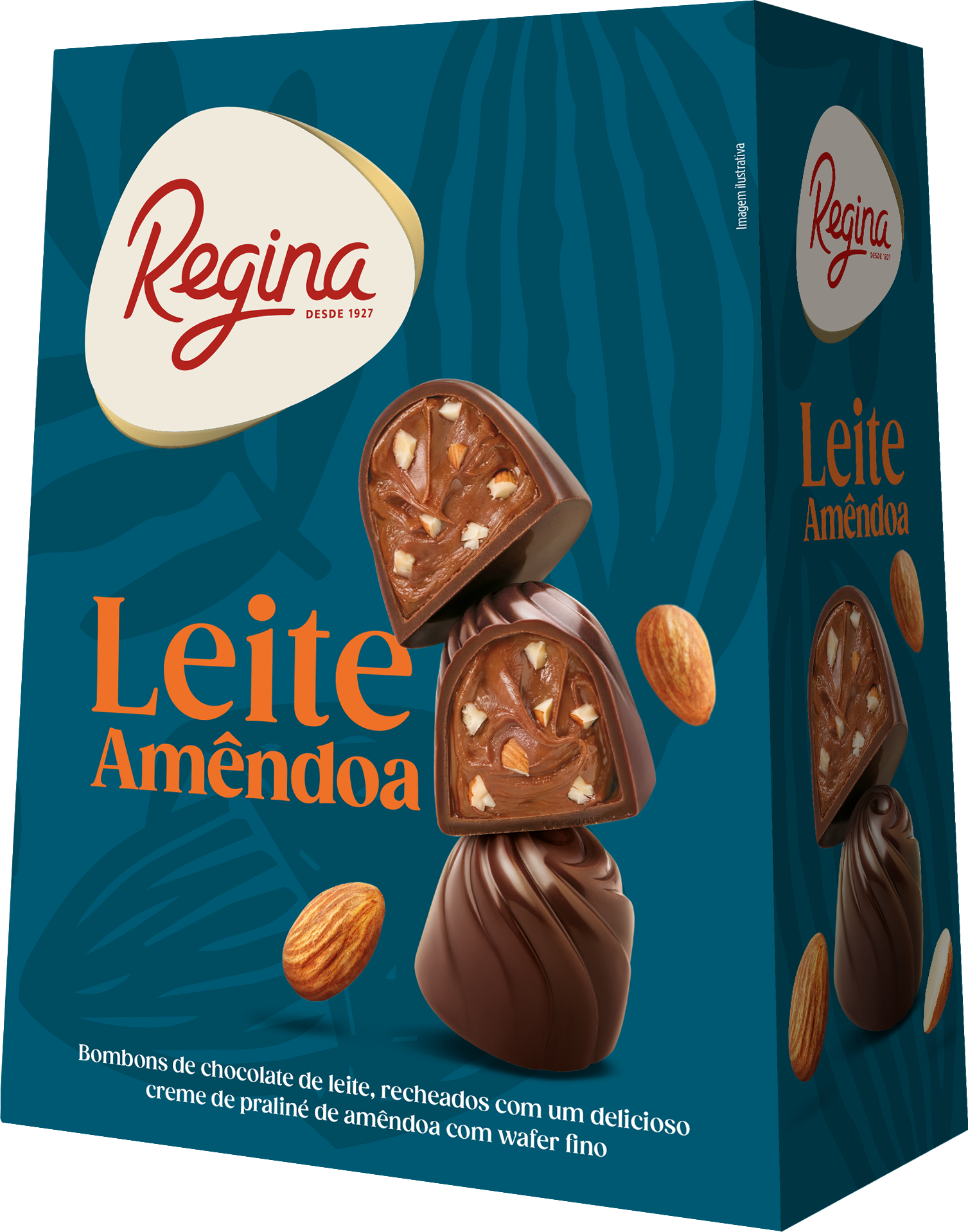 BB - 03 - Bombons recheados de Praliné de Amêndoa com Wafer fino
