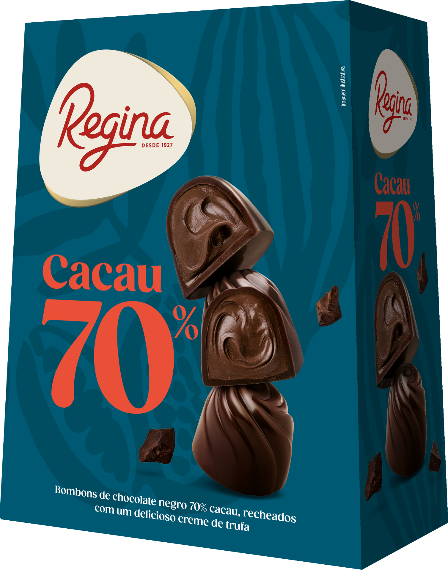 BB - 04 - Bombons de Chocolate Negro 70% recheados com Trufa Cremosa